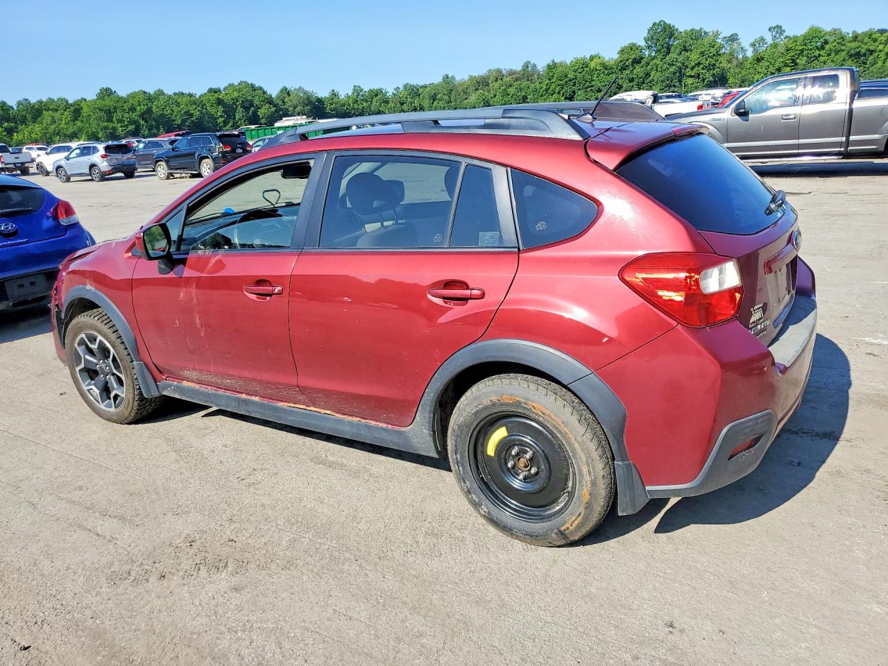 2013 Subaru Xv Crosstrek 2.0 Premium Maroon vin: JF2GPAVCXDH844123