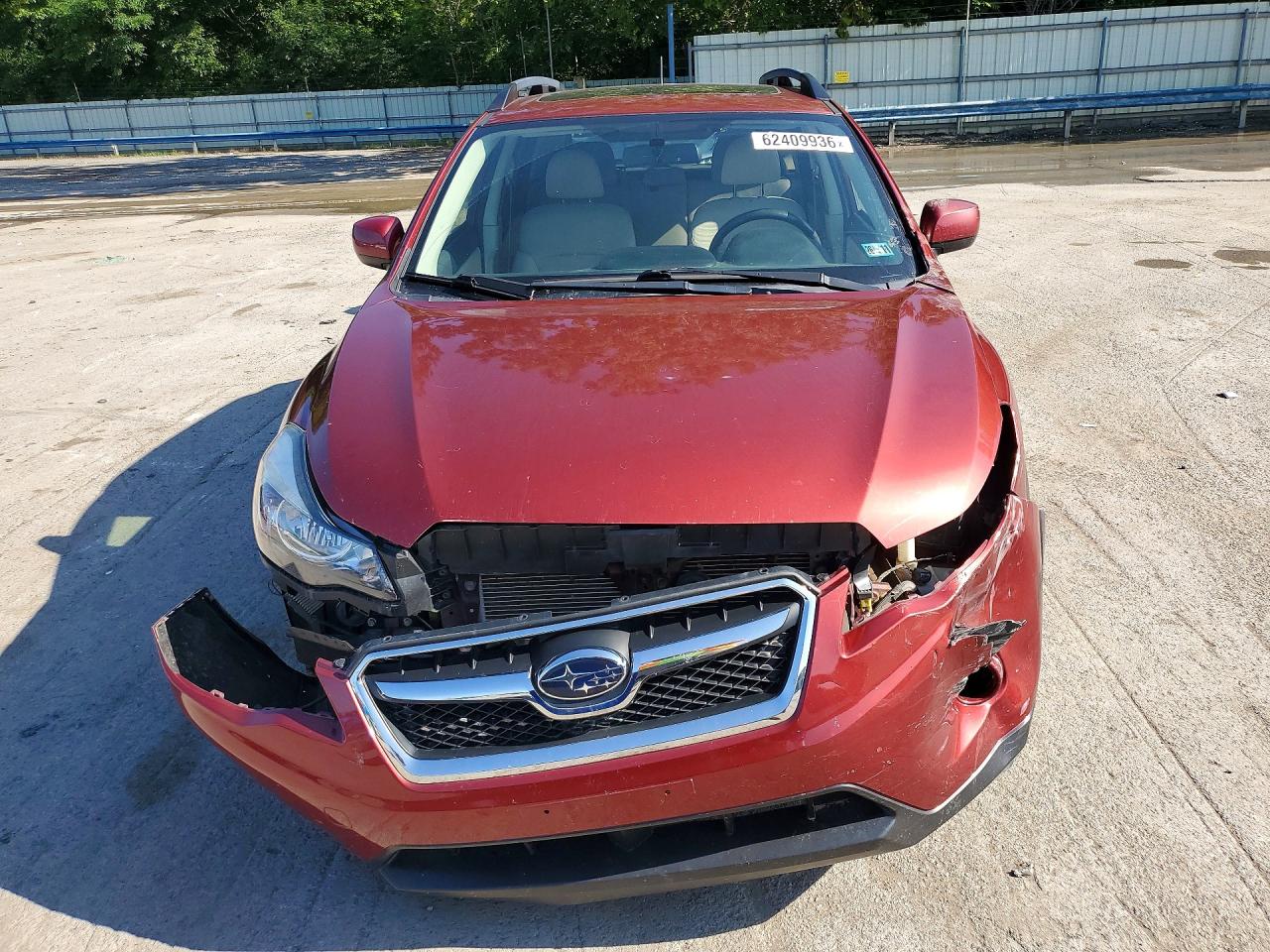 2013 Subaru Xv Crosstrek 2.0 Premium Maroon vin: JF2GPAVCXDH844123