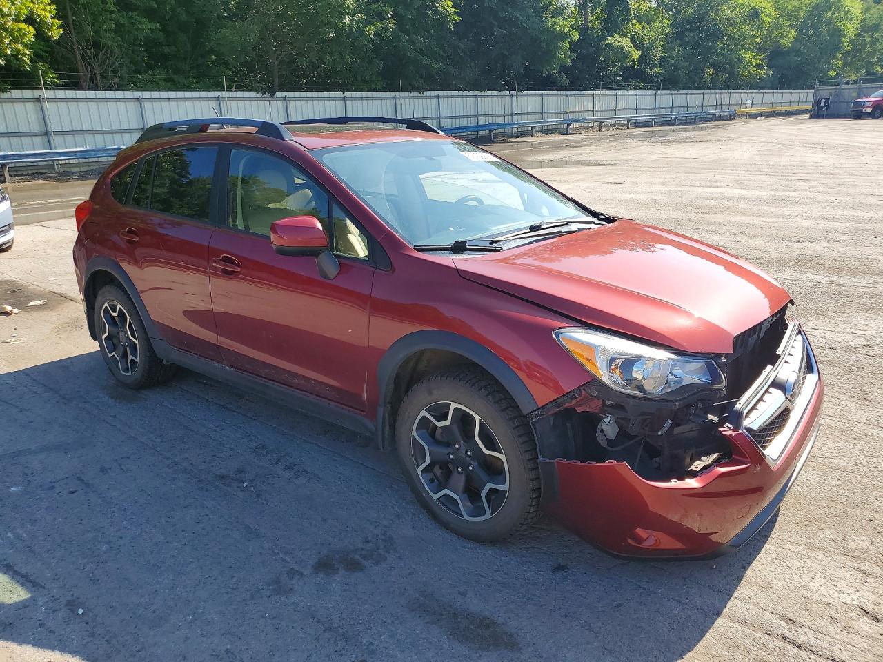 2013 Subaru Xv Crosstrek 2.0 Premium Maroon vin: JF2GPAVCXDH844123