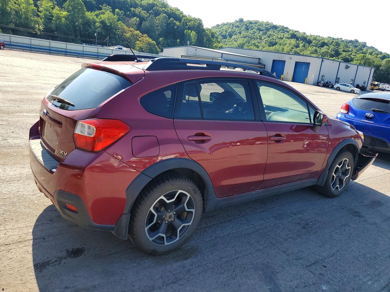 2013 Subaru Xv Crosstrek 2.0 Premium Maroon vin: JF2GPAVCXDH844123