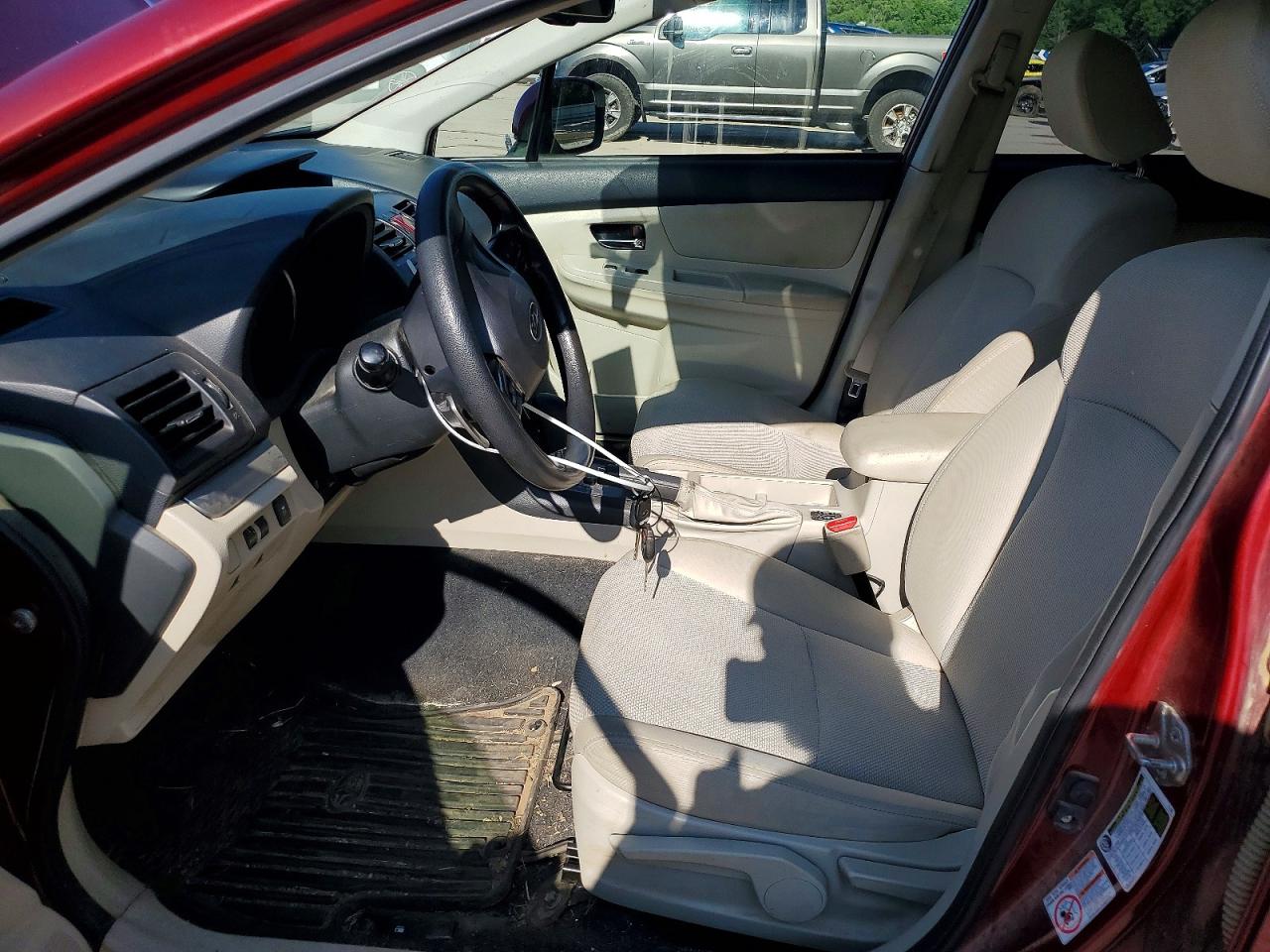 2013 Subaru Xv Crosstrek 2.0 Premium Maroon vin: JF2GPAVCXDH844123
