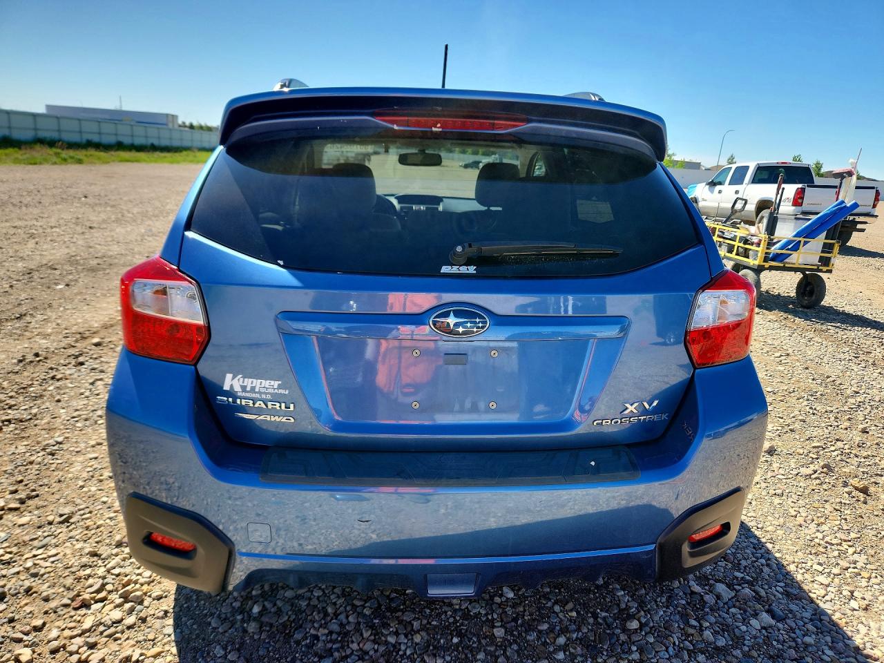 2014 Subaru Xv Crosstrek 2.0 Premium Blue vin: JF2GPAVCXE8244347