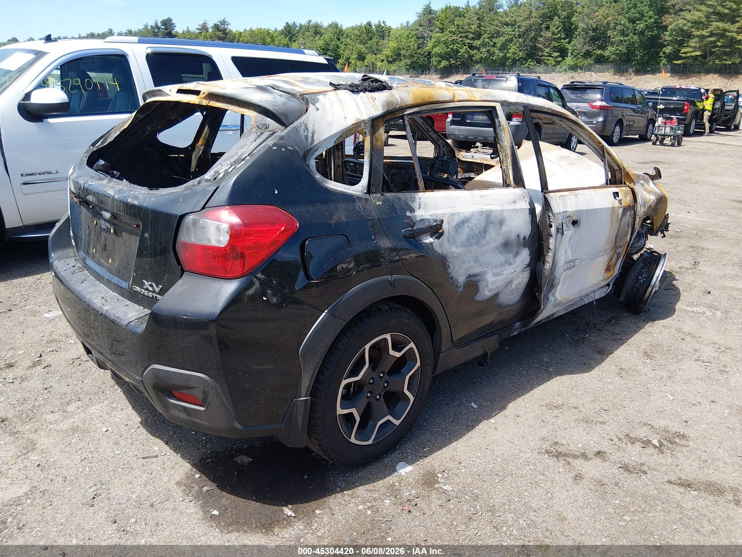 2014 Subaru Xv Crosstrek 2.0i Premium Черный vin: JF2GPAVCXE8283990