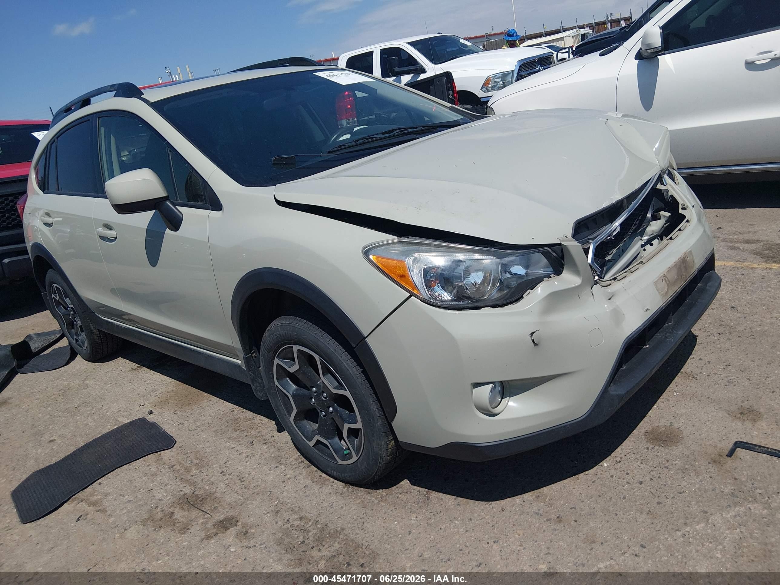 2014 Subaru Xv Crosstrek 2.0i Premium Коричневый vin: JF2GPAVCXE8314235