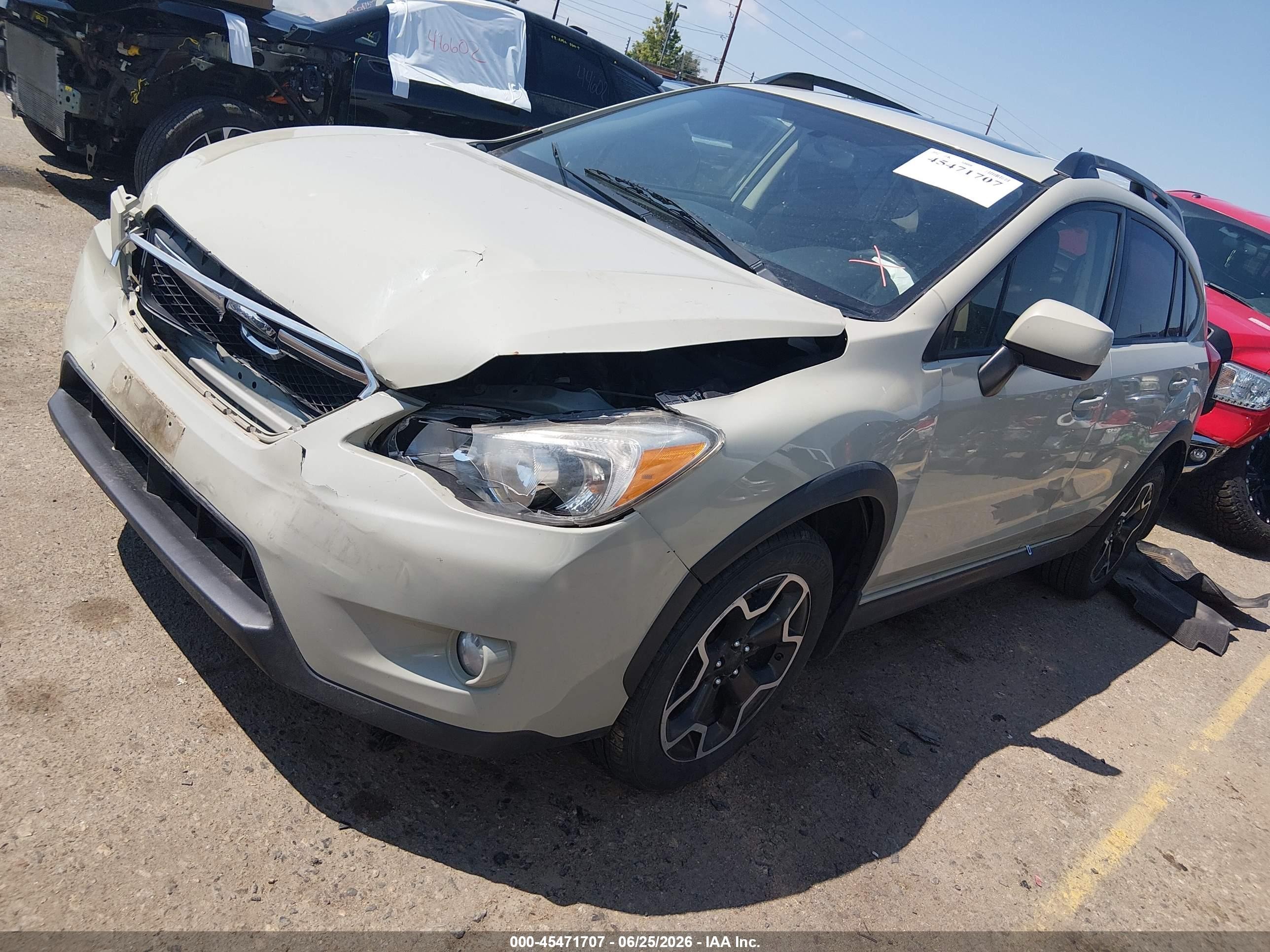 2014 Subaru Xv Crosstrek 2.0i Premium Коричневый vin: JF2GPAVCXE8314235