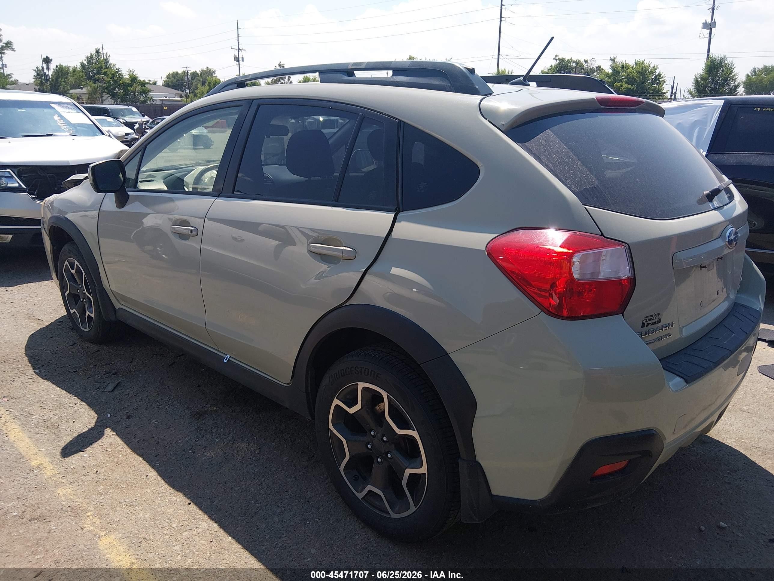 2014 Subaru Xv Crosstrek 2.0i Premium Коричневый vin: JF2GPAVCXE8314235