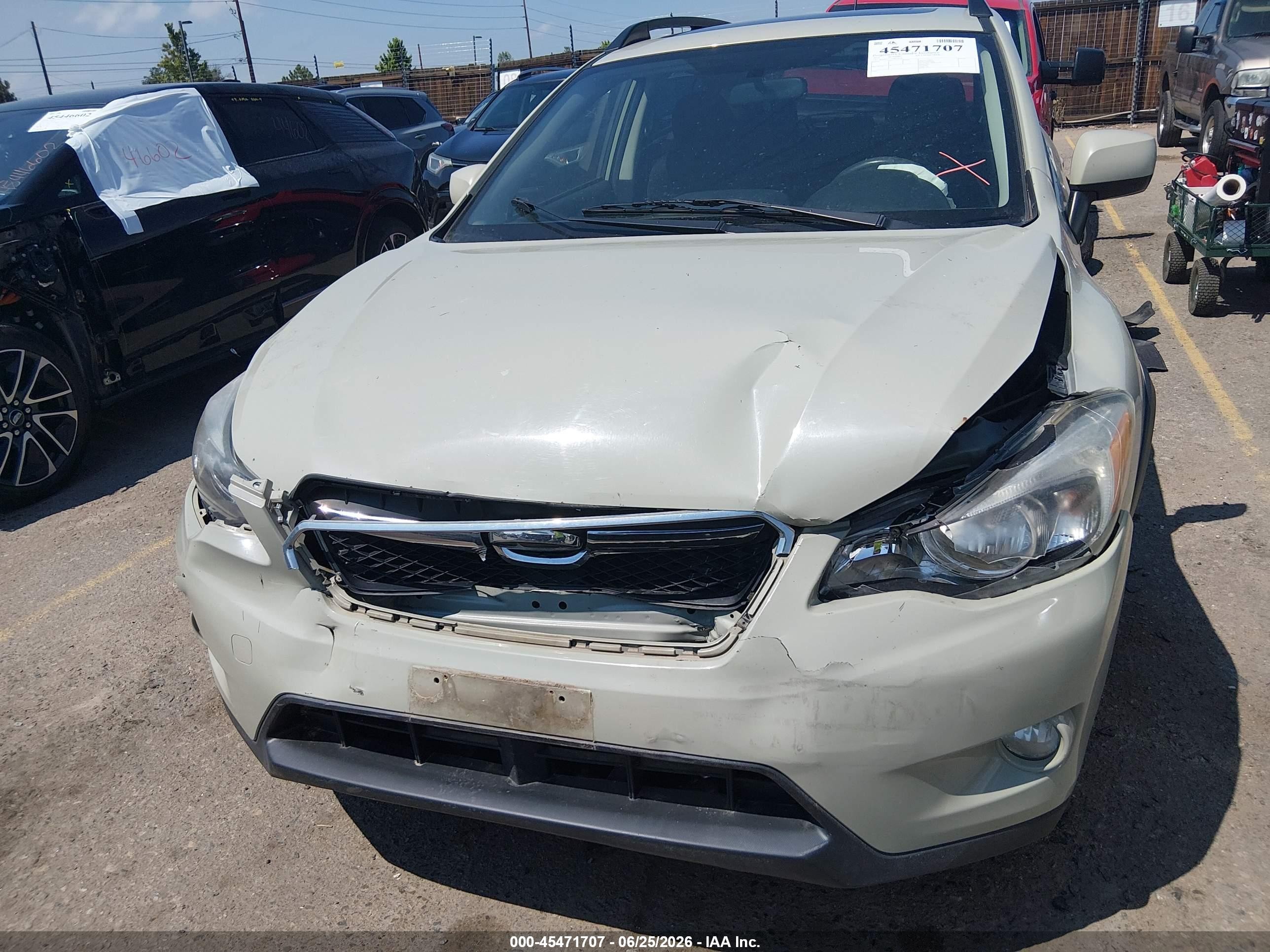 2014 Subaru Xv Crosstrek 2.0i Premium Коричневый vin: JF2GPAVCXE8314235