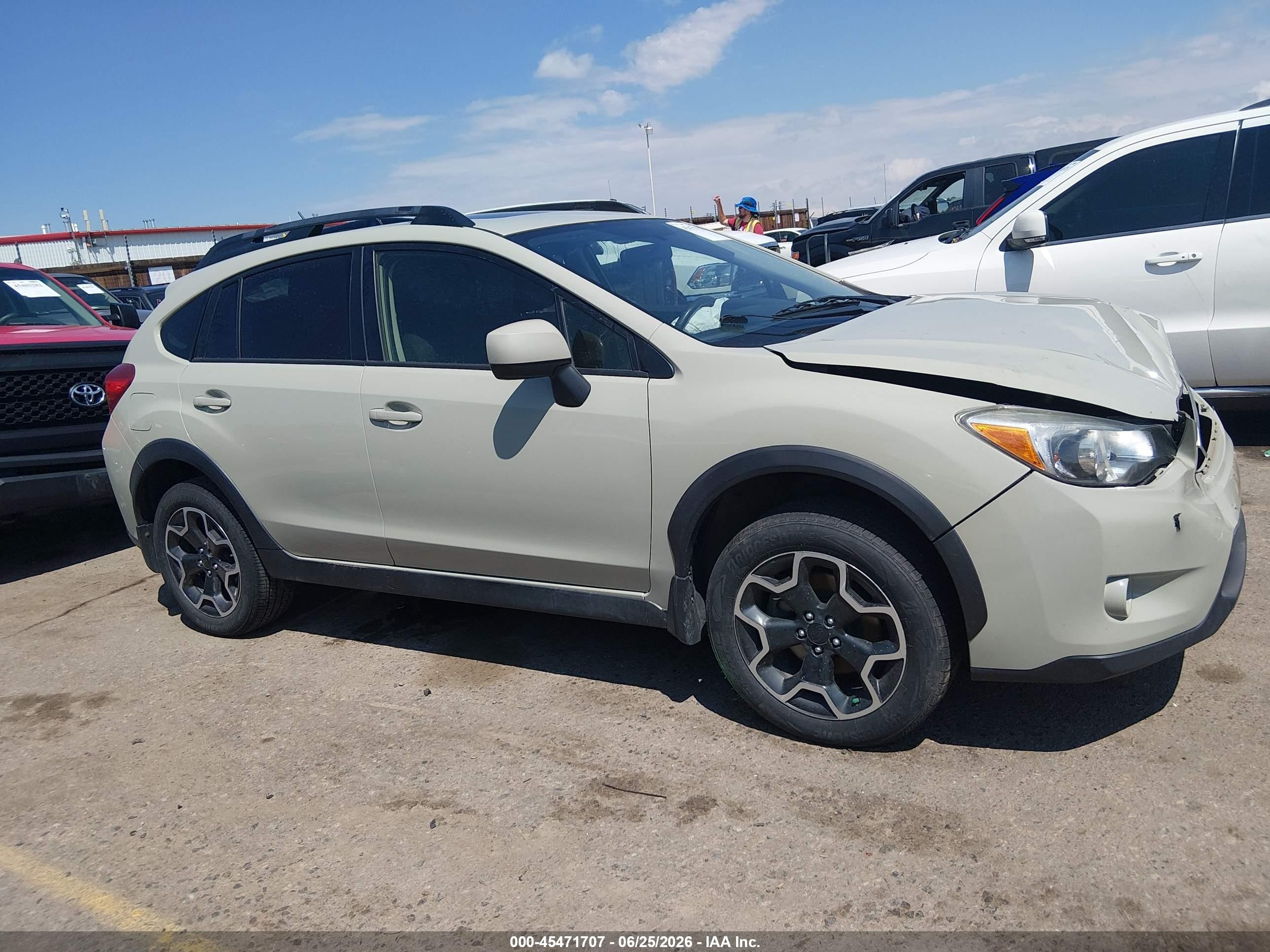 2014 Subaru Xv Crosstrek 2.0i Premium Коричневый vin: JF2GPAVCXE8314235