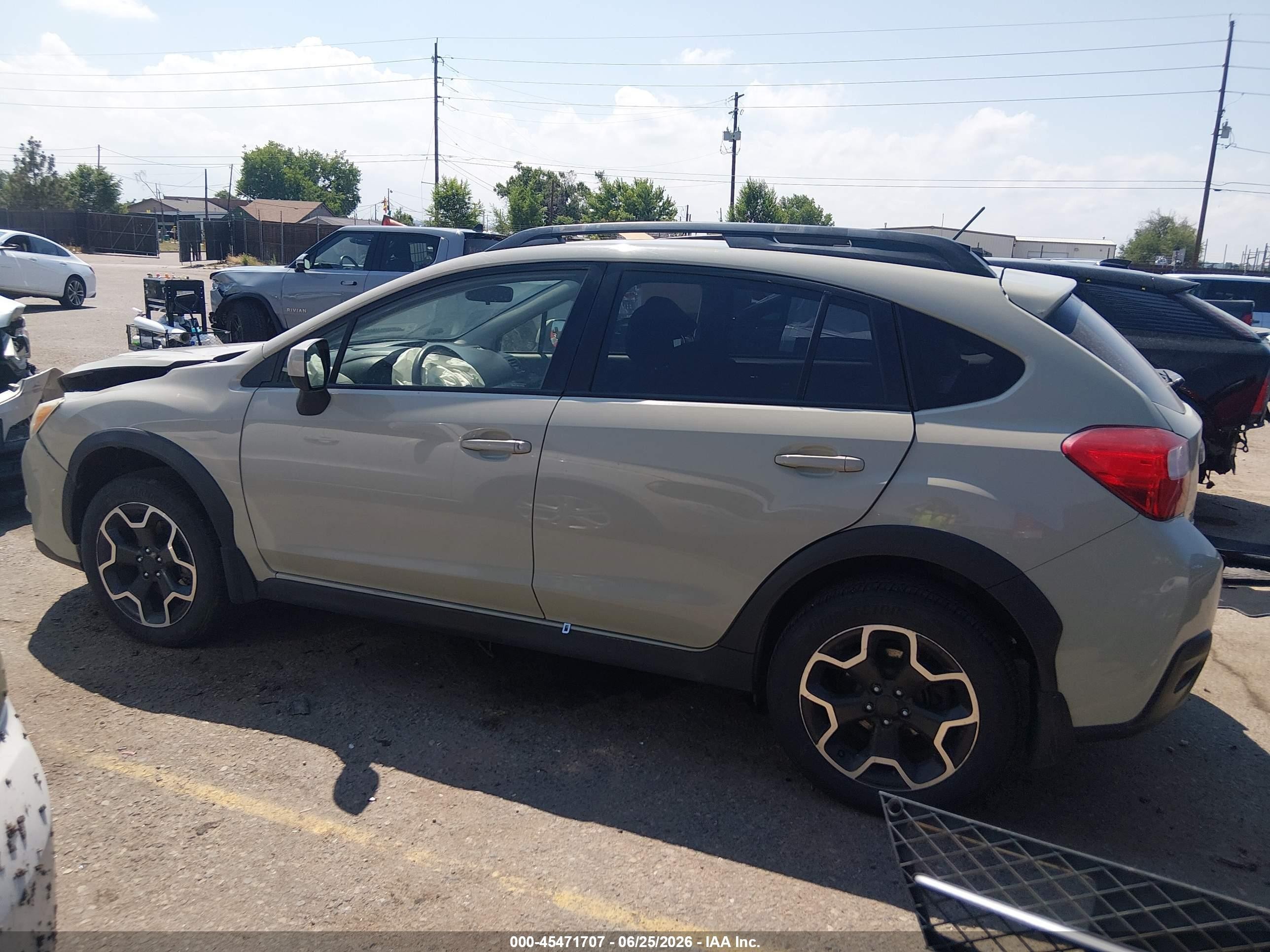 2014 Subaru Xv Crosstrek 2.0i Premium Коричневый vin: JF2GPAVCXE8314235