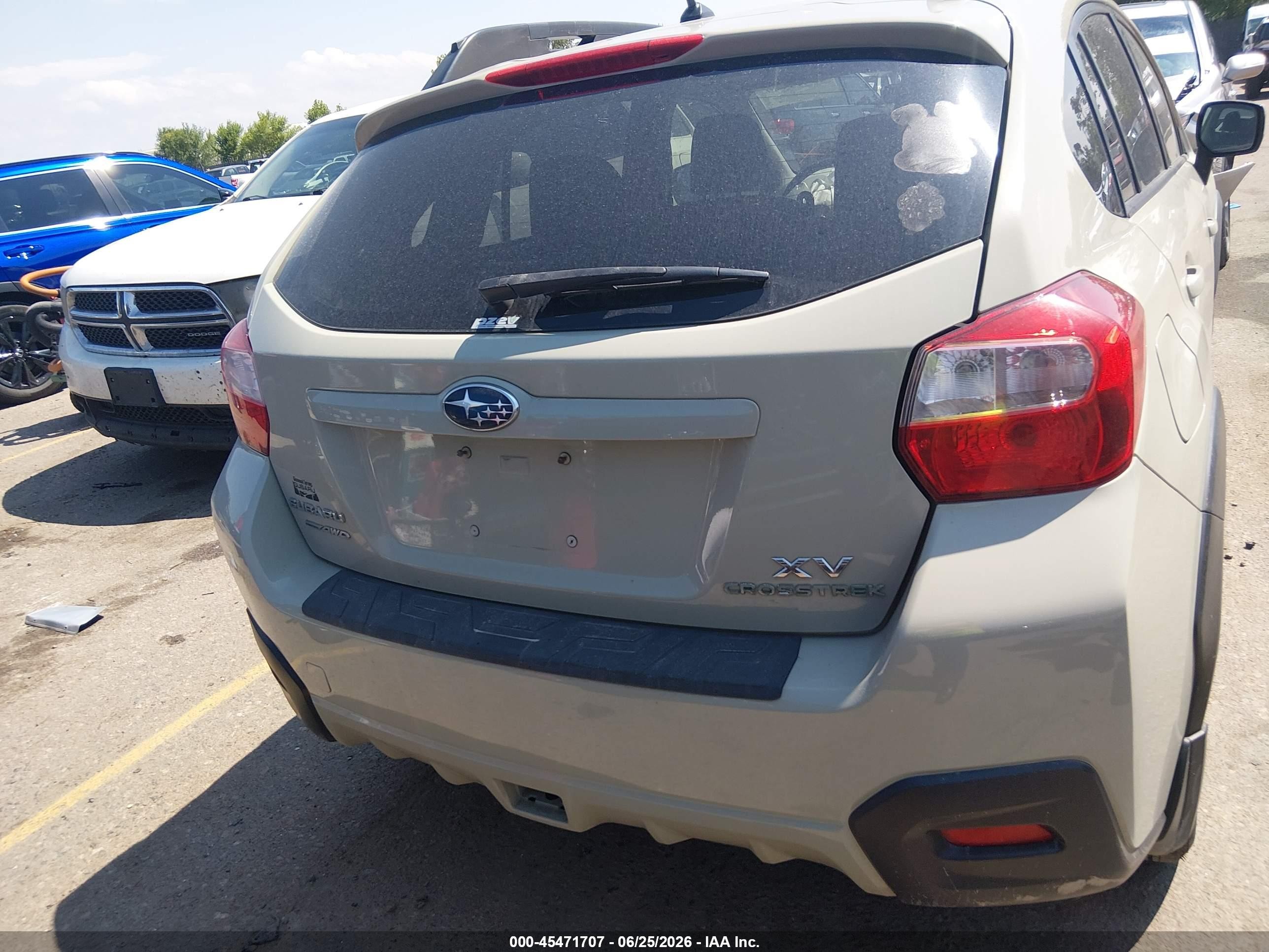 2014 Subaru Xv Crosstrek 2.0i Premium Коричневый vin: JF2GPAVCXE8314235