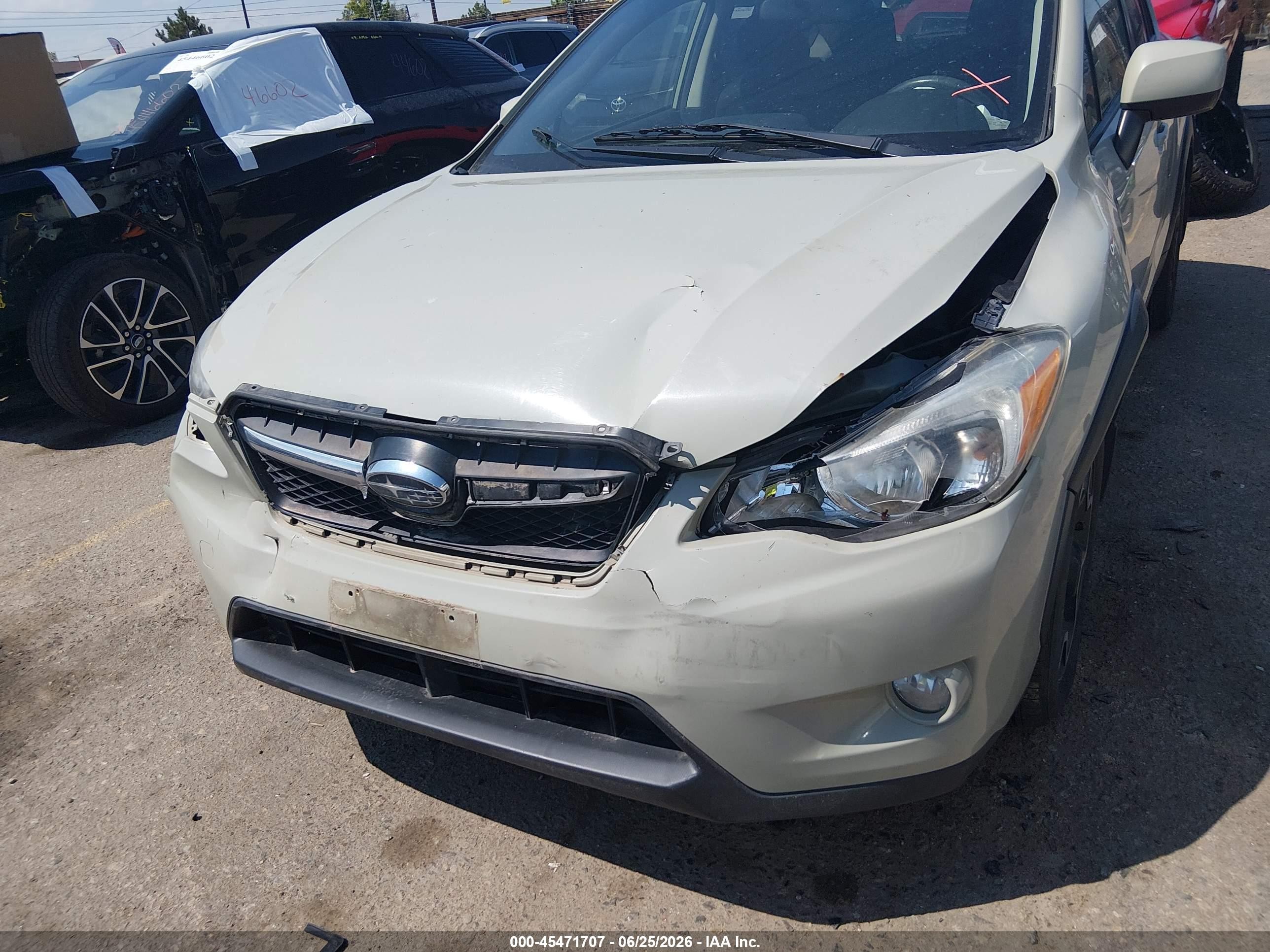 2014 Subaru Xv Crosstrek 2.0i Premium Коричневый vin: JF2GPAVCXE8314235