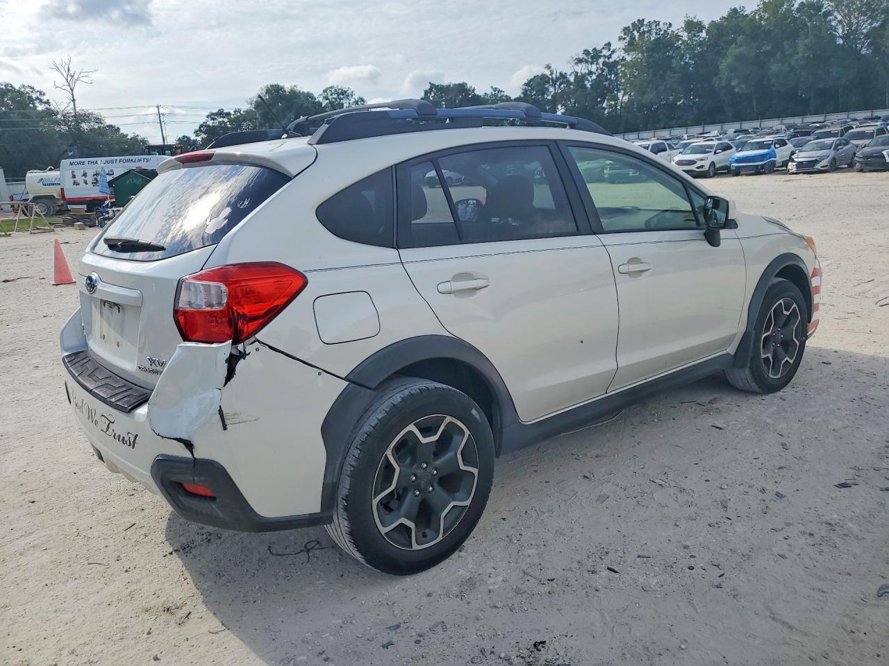 2014 Subaru Xv Crosstrek 2.0 Premium White vin: JF2GPAVCXE8322769