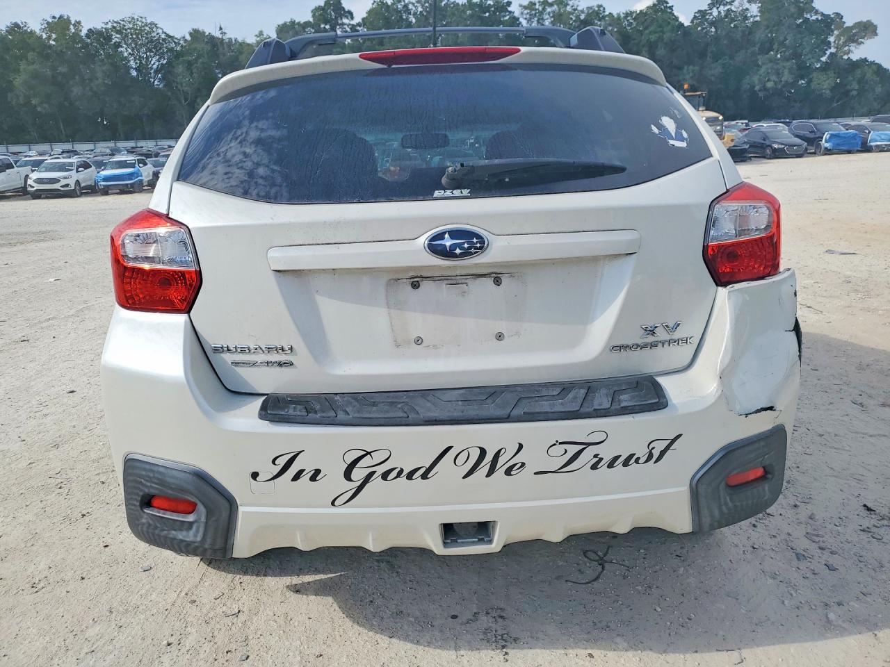 2014 Subaru Xv Crosstrek 2.0 Premium White vin: JF2GPAVCXE8322769