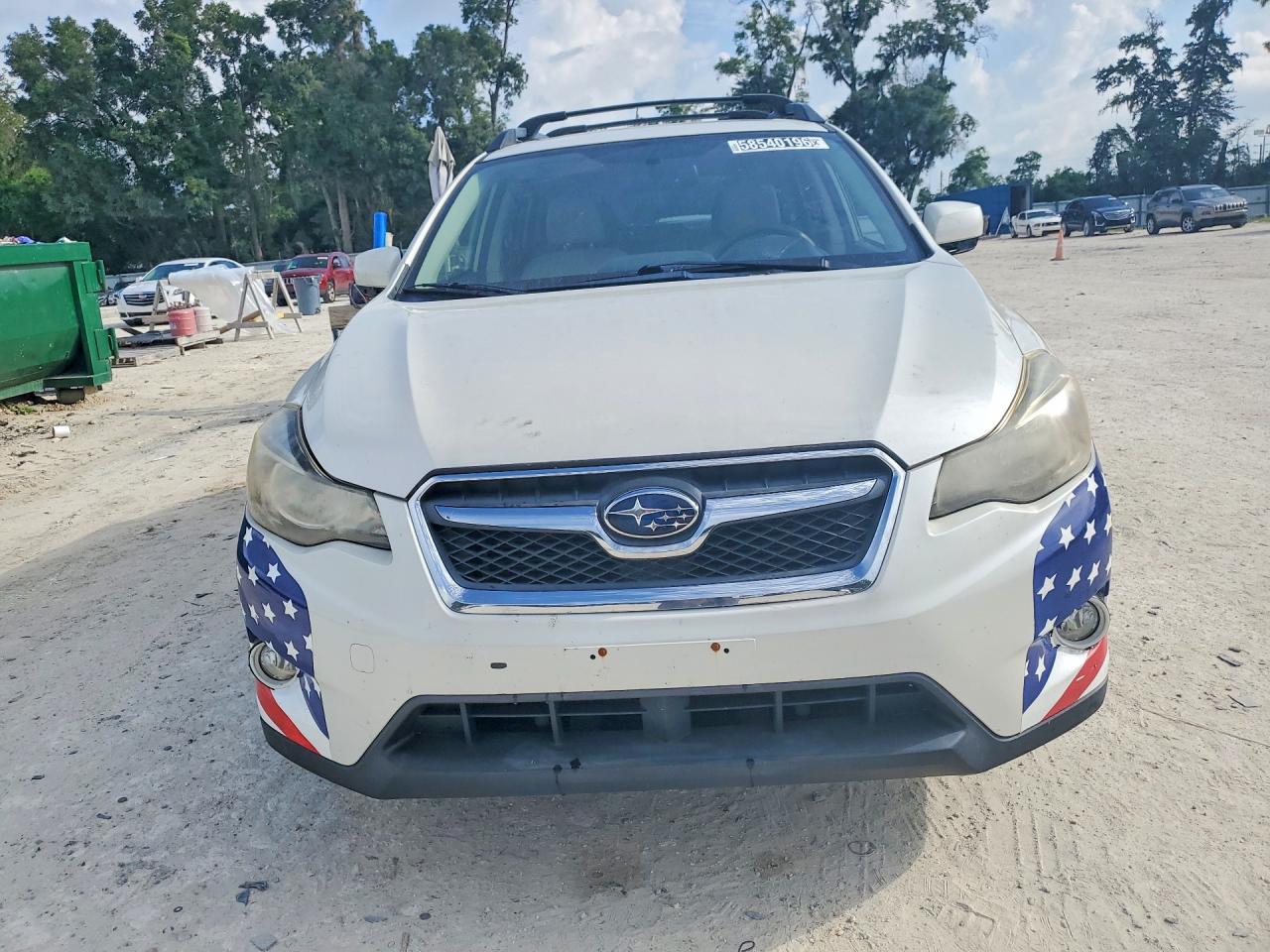 2014 Subaru Xv Crosstrek 2.0 Premium White vin: JF2GPAVCXE8322769