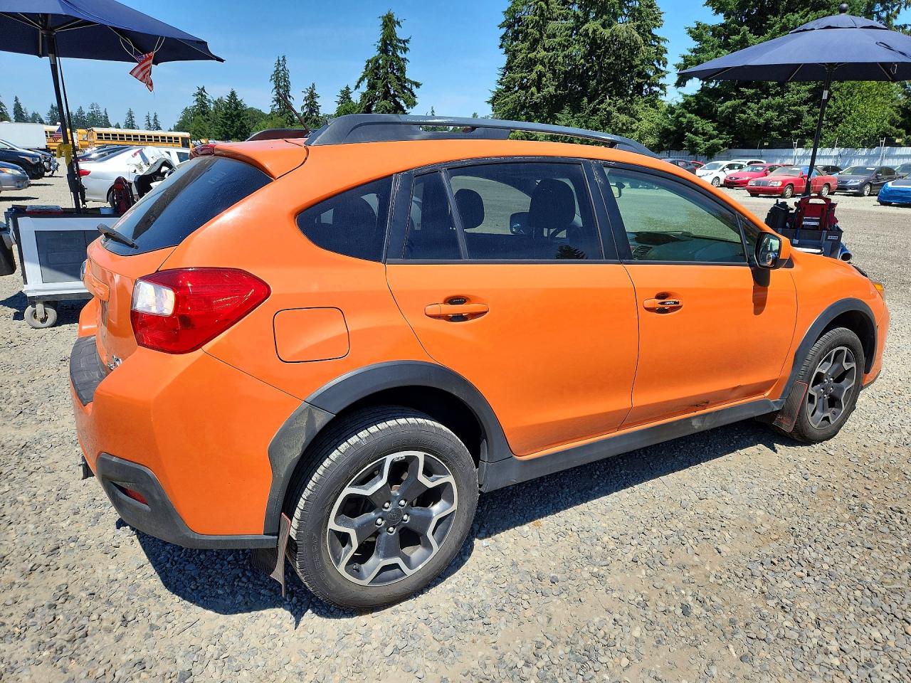 2014 Subaru Xv Crosstrek 2.0 Premium Orange vin: JF2GPAVCXEH324263