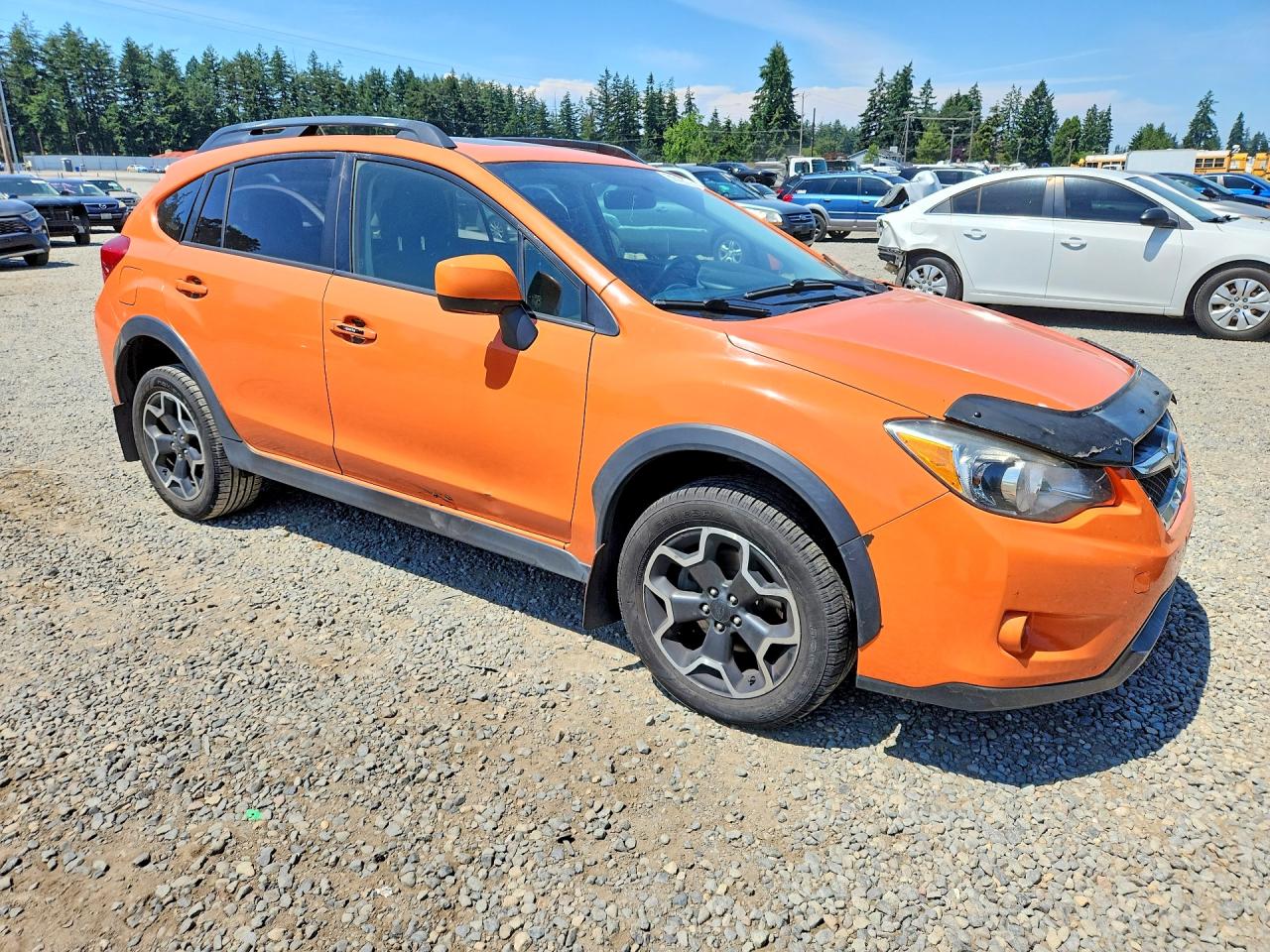 2014 Subaru Xv Crosstrek 2.0 Premium Orange vin: JF2GPAVCXEH324263