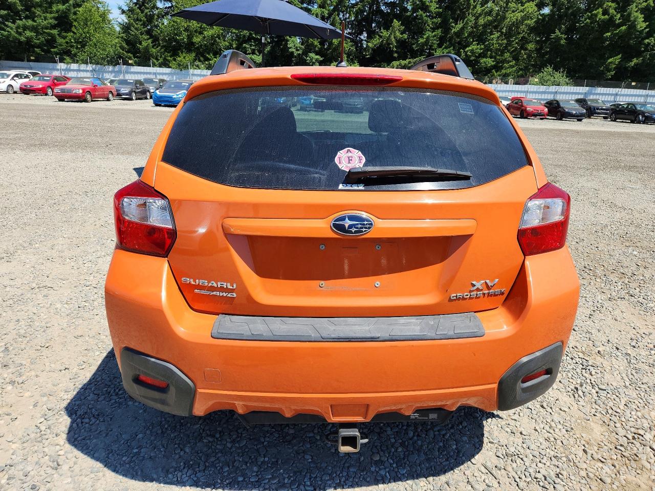 2014 Subaru Xv Crosstrek 2.0 Premium Orange vin: JF2GPAVCXEH324263