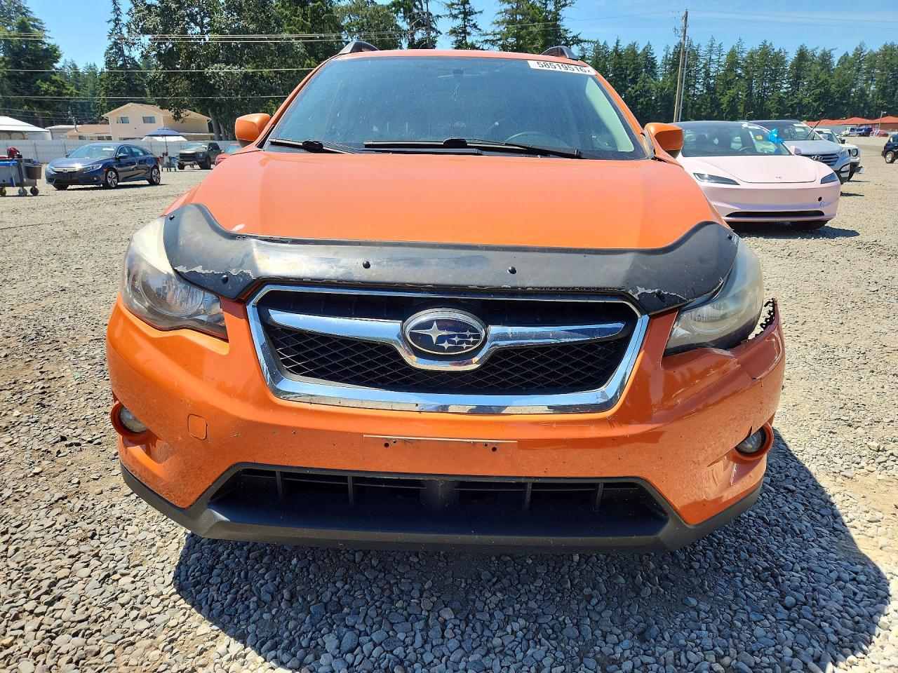 2014 Subaru Xv Crosstrek 2.0 Premium Orange vin: JF2GPAVCXEH324263