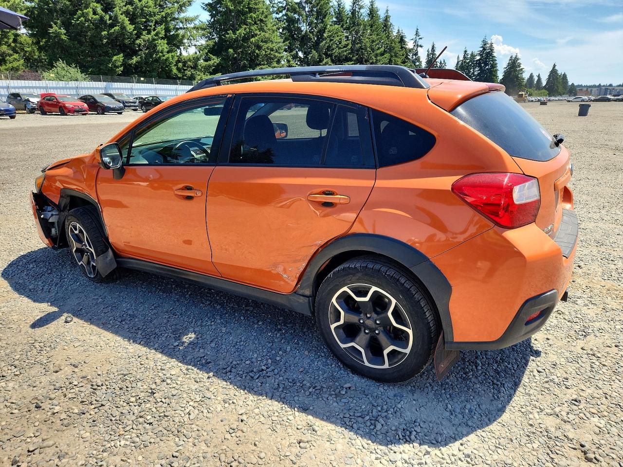 2014 Subaru Xv Crosstrek 2.0 Premium Orange vin: JF2GPAVCXEH324263