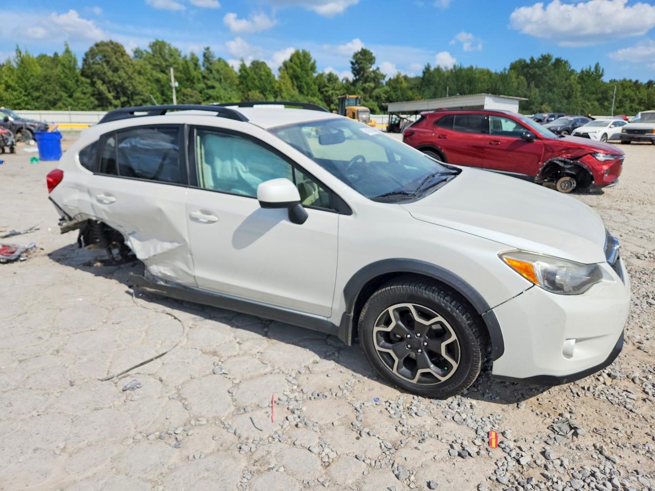2013 Subaru Xv Crosstrek 2.0 Premium White vin: JF2GPAWC0D2877472