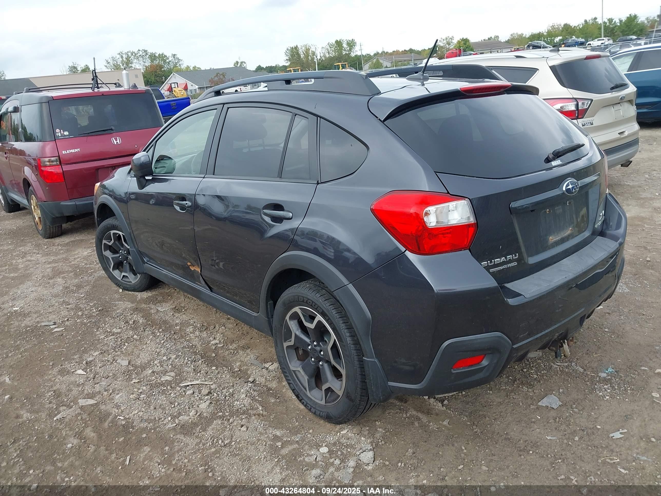 2014 Subaru Xv Crosstrek 2.0i Premium Gray vin: JF2GPAWC1E8209081