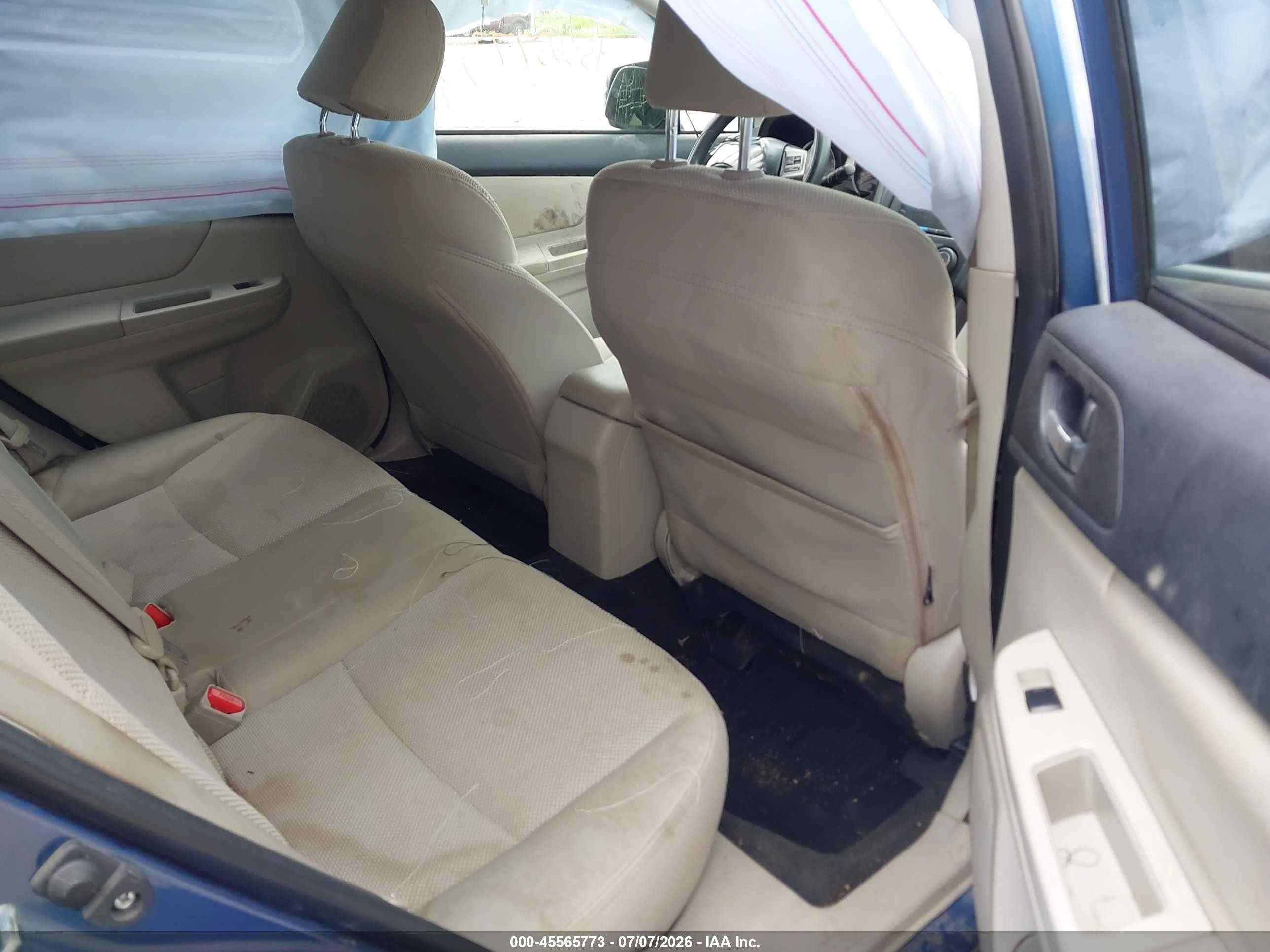 2014 Subaru Xv Crosstrek 2.0i Premium Blue vin: JF2GPAWC1E8270821