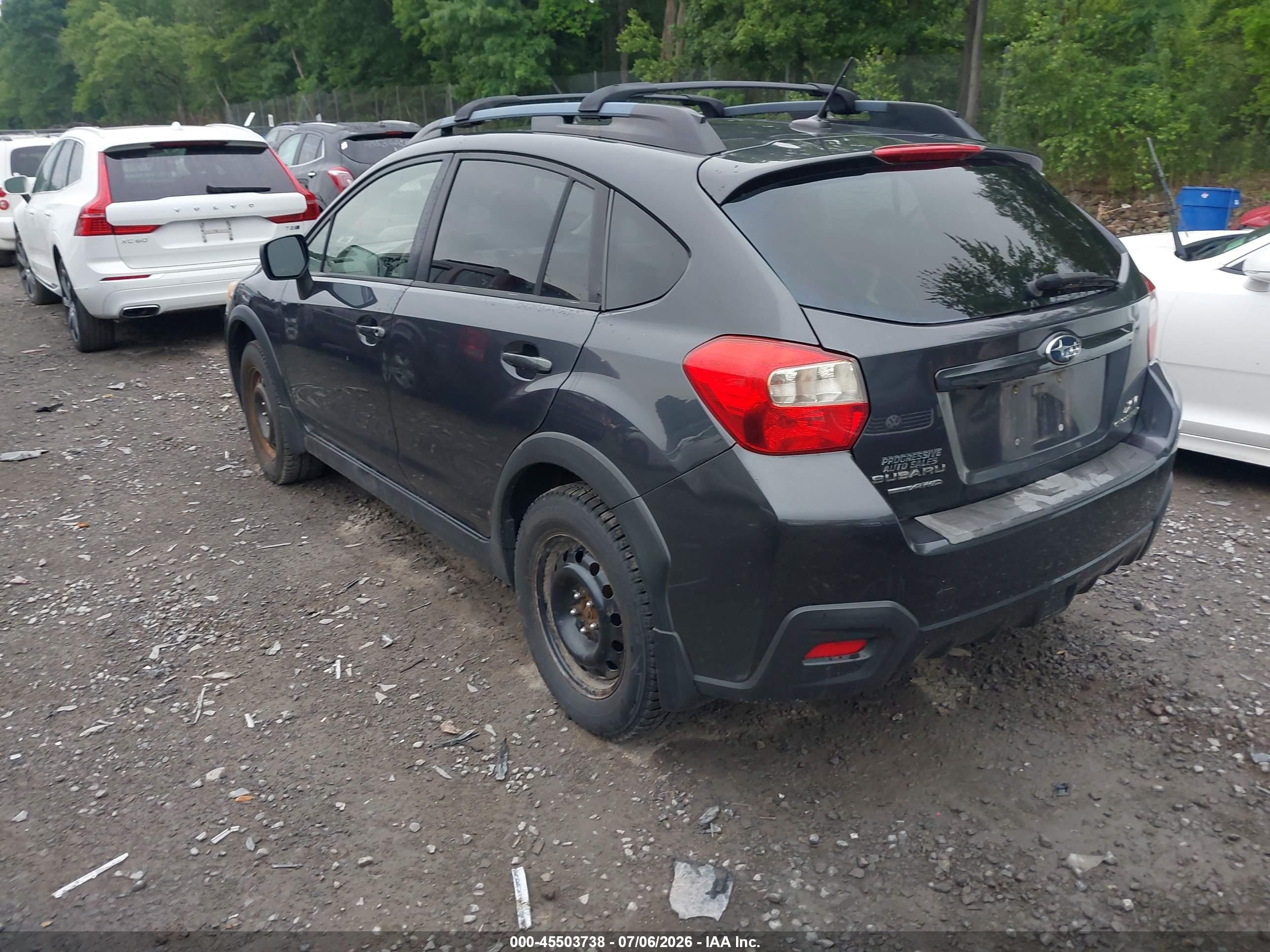 2014 Subaru Xv Crosstrek 2.0i Premium Gray vin: JF2GPAWC2E8204469