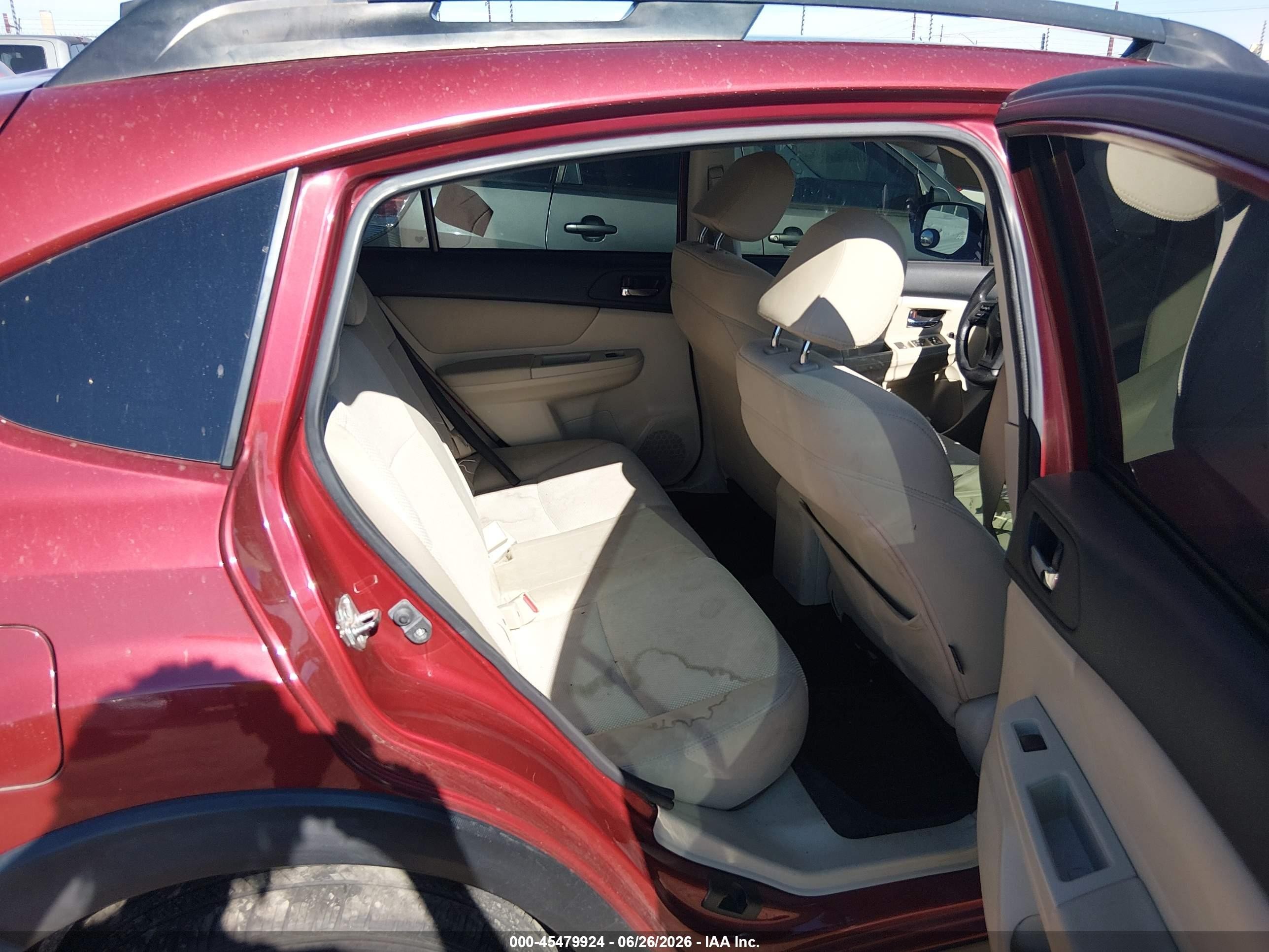 2014 Subaru Xv Crosstrek 2.0i Premium Red vin: JF2GPAWC3E8262137