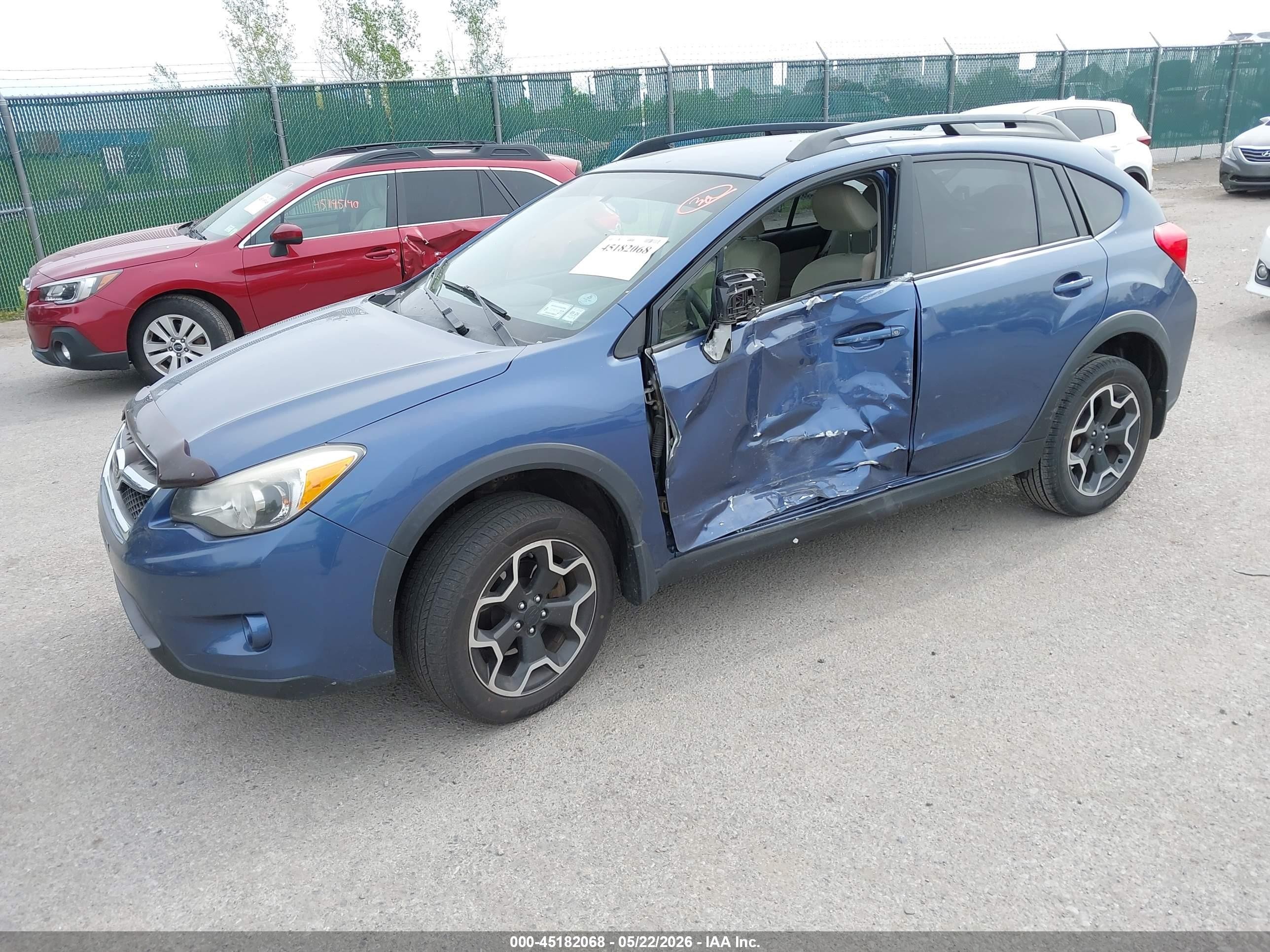2013 Subaru Xv Crosstrek 2.0i Premium Blue vin: JF2GPAWC4D2881413