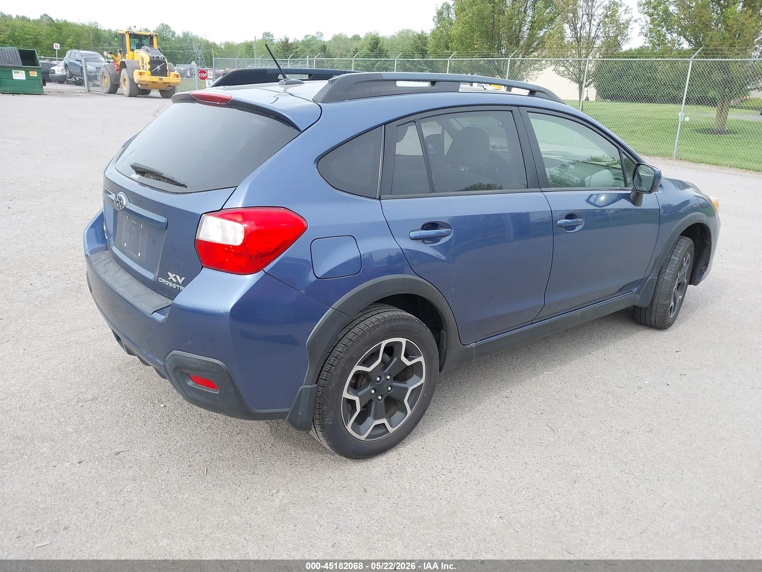 2013 Subaru Xv Crosstrek 2.0i Premium Blue vin: JF2GPAWC4D2881413
