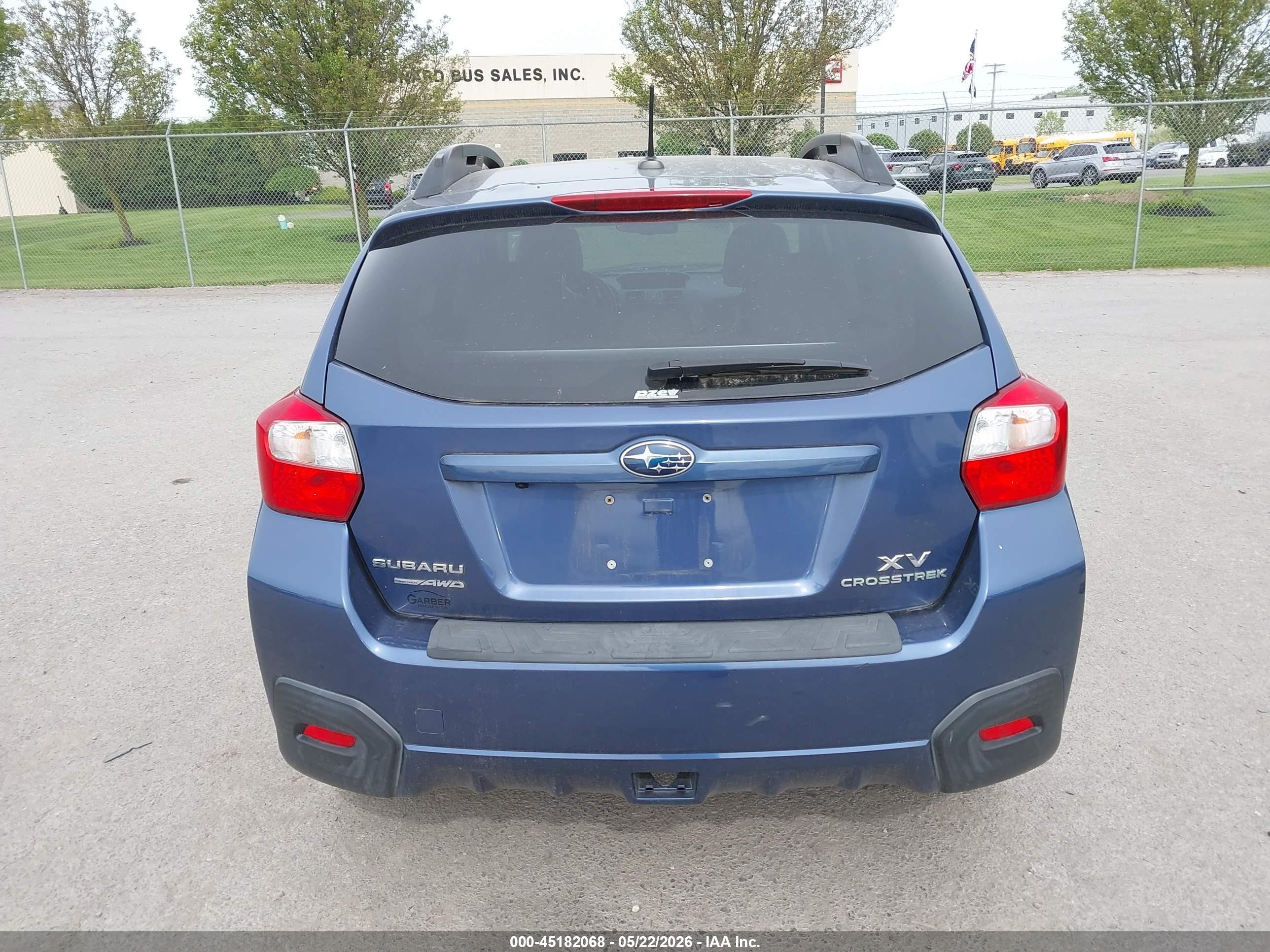 2013 Subaru Xv Crosstrek 2.0i Premium Blue vin: JF2GPAWC4D2881413