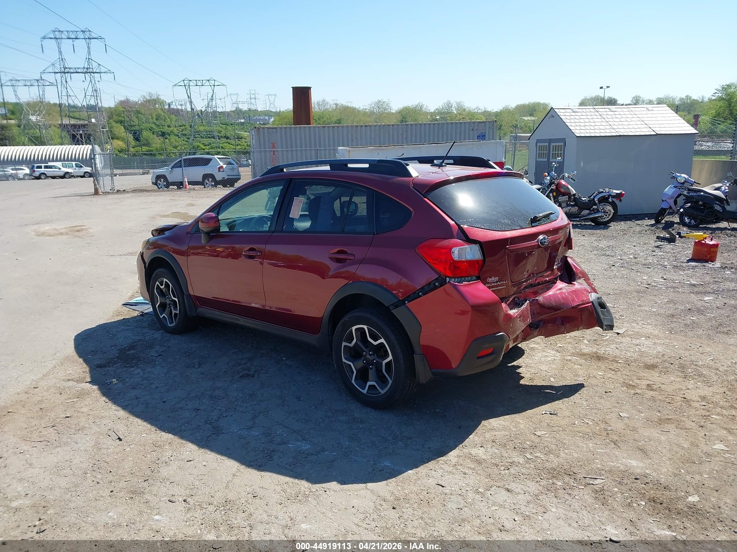 2013 Subaru Xv Crosstrek 2.0i Premium Maroon vin: JF2GPAWC5D2812827
