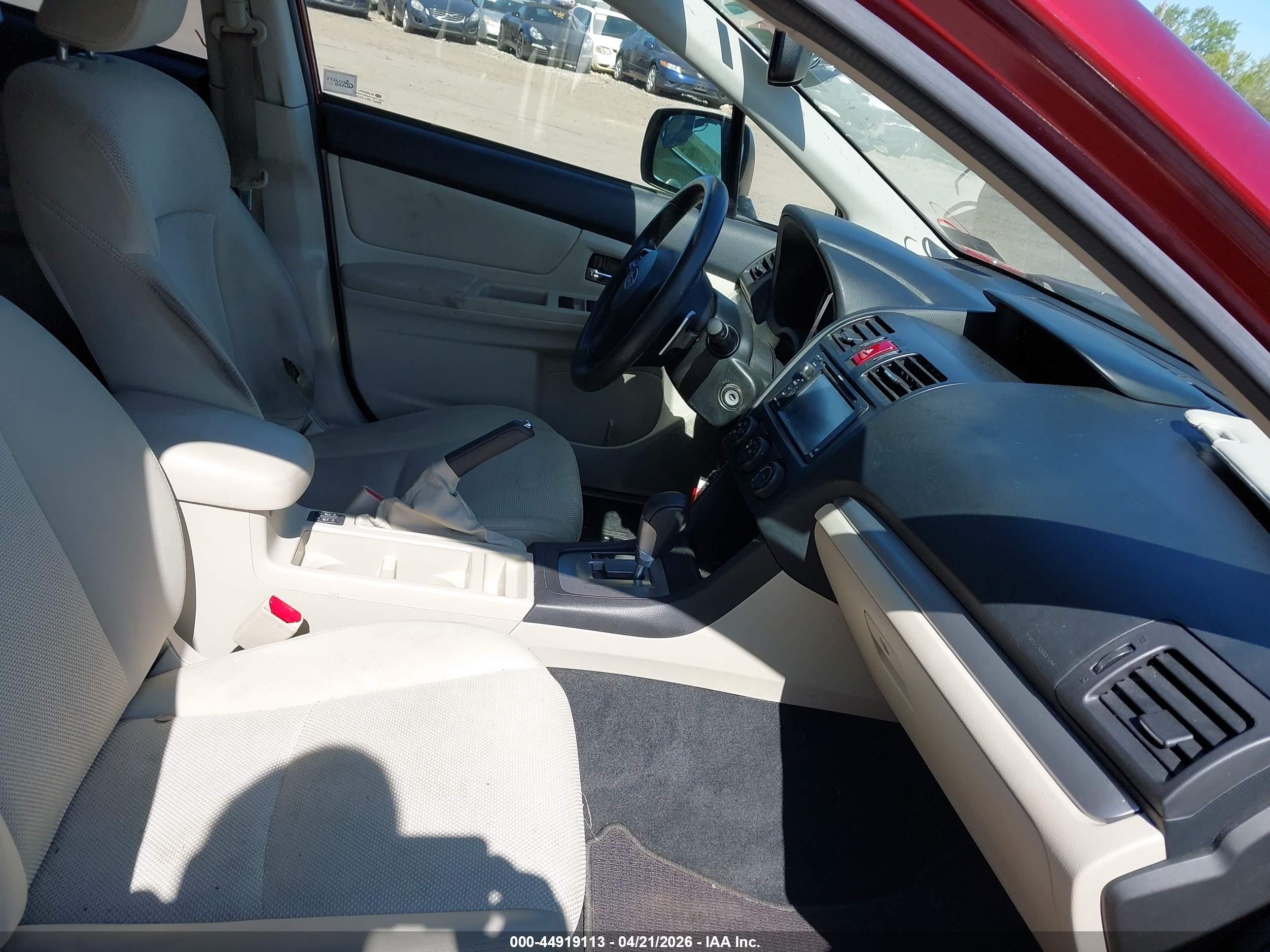 2013 Subaru Xv Crosstrek 2.0i Premium Maroon vin: JF2GPAWC5D2812827