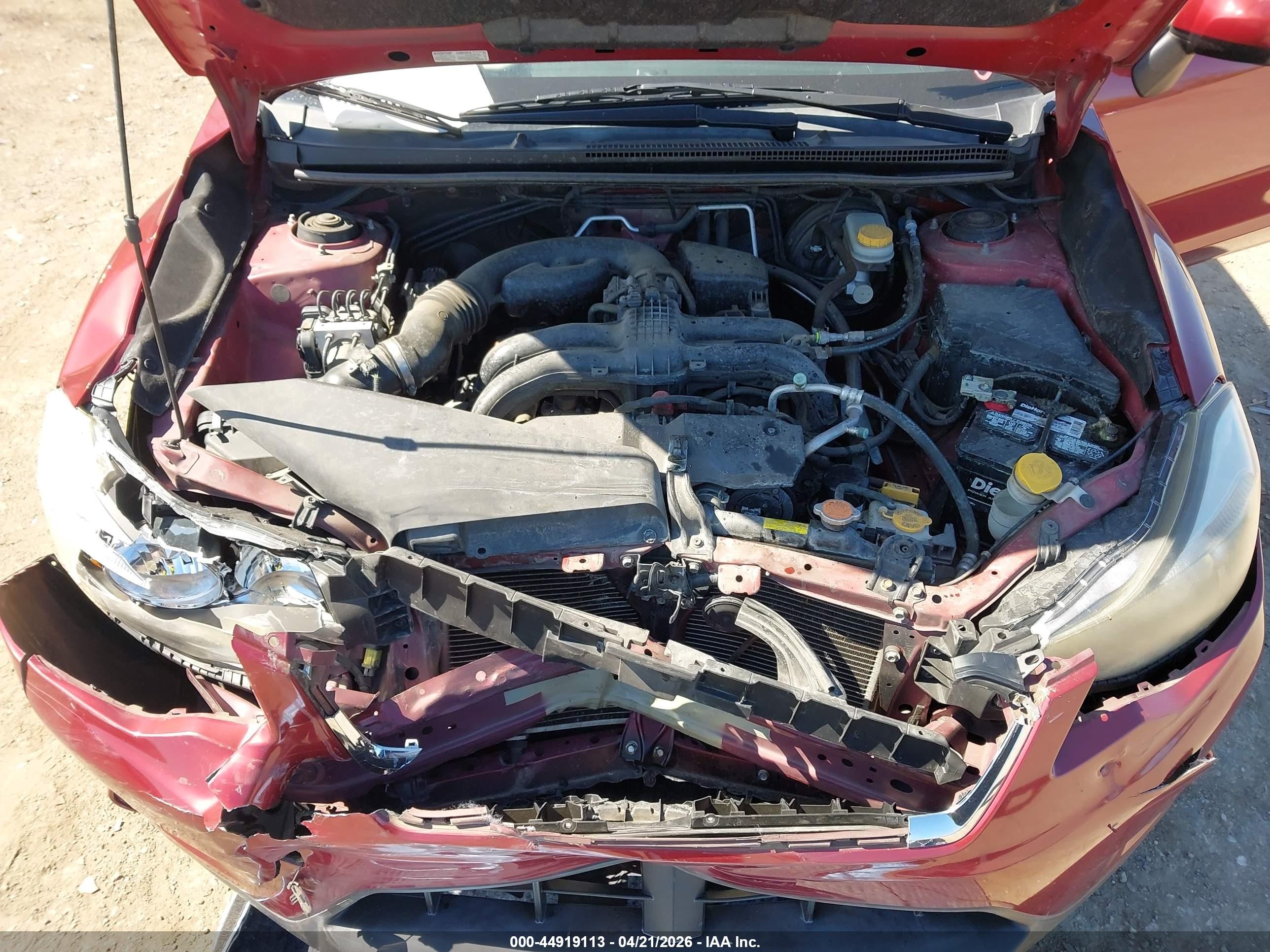 2013 Subaru Xv Crosstrek 2.0i Premium Maroon vin: JF2GPAWC5D2812827