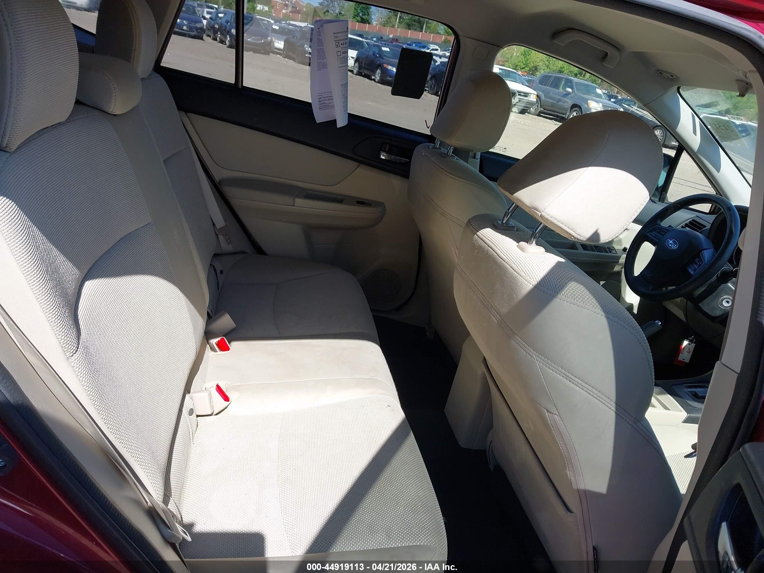 2013 Subaru Xv Crosstrek 2.0i Premium Maroon vin: JF2GPAWC5D2812827