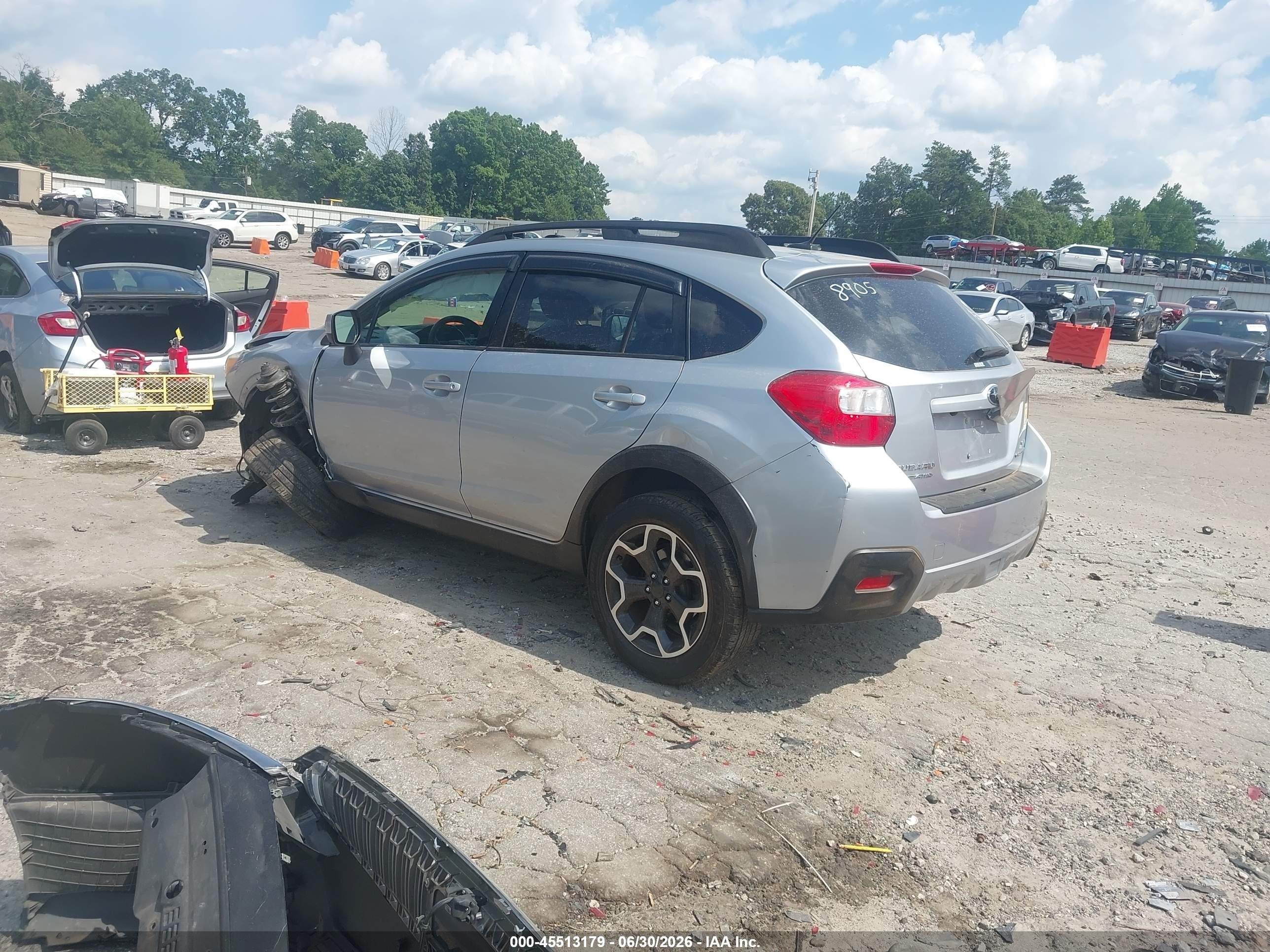 2013 Subaru Xv Crosstrek 2.0i Premium Silver vin: JF2GPAWC5D2888905
