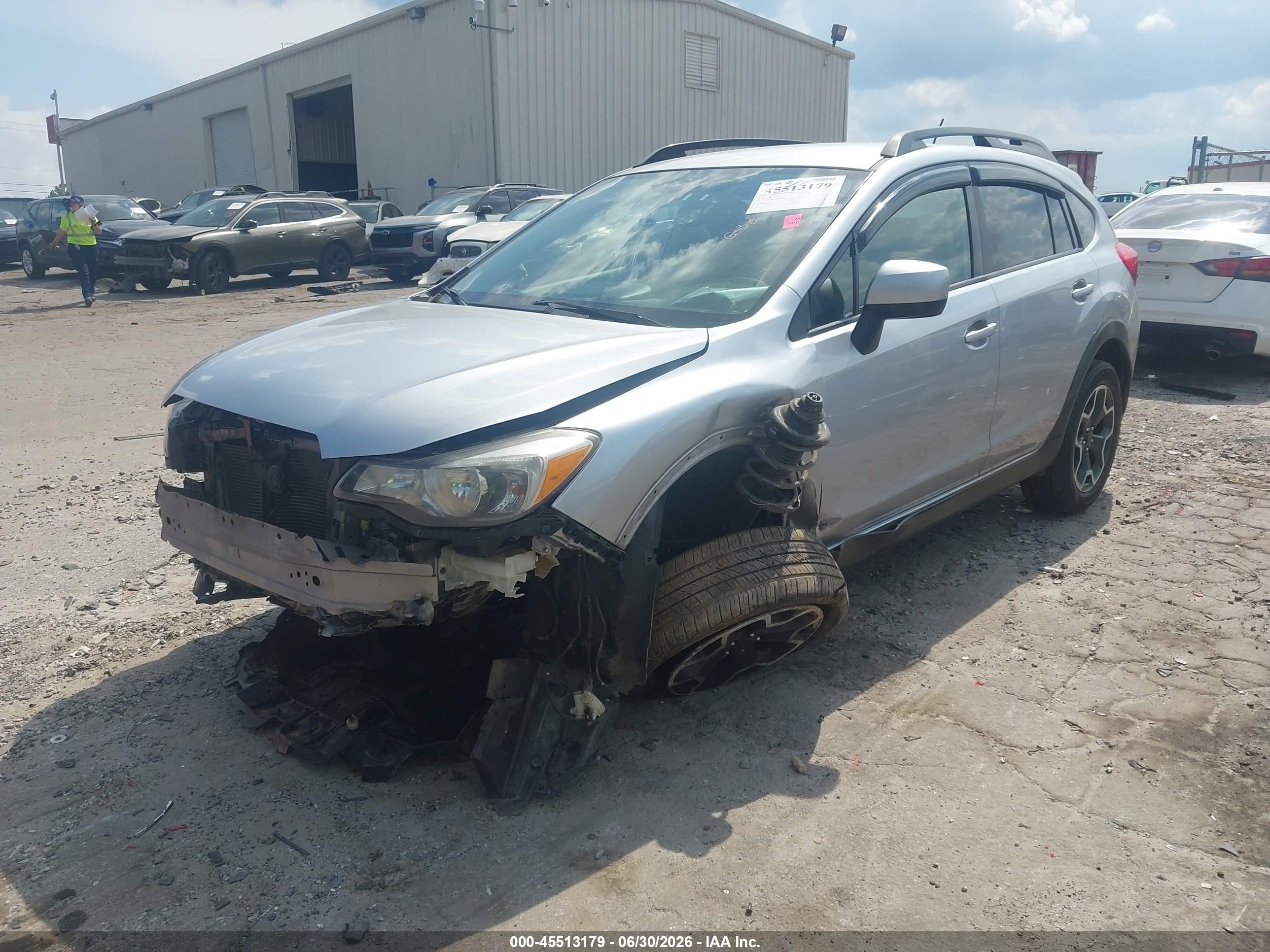 2013 Subaru Xv Crosstrek 2.0i Premium Silver vin: JF2GPAWC5D2888905
