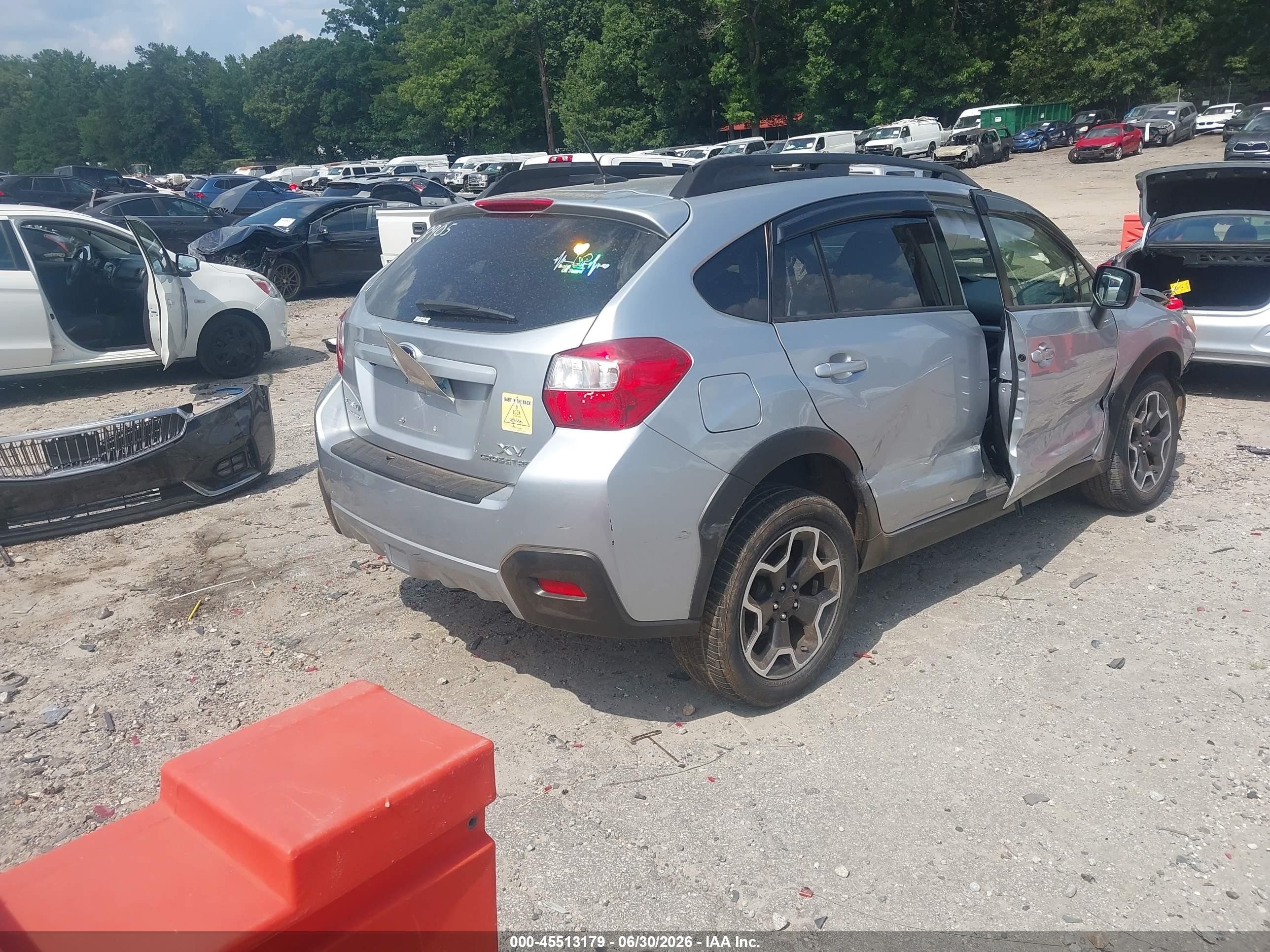 2013 Subaru Xv Crosstrek 2.0i Premium Silver vin: JF2GPAWC5D2888905