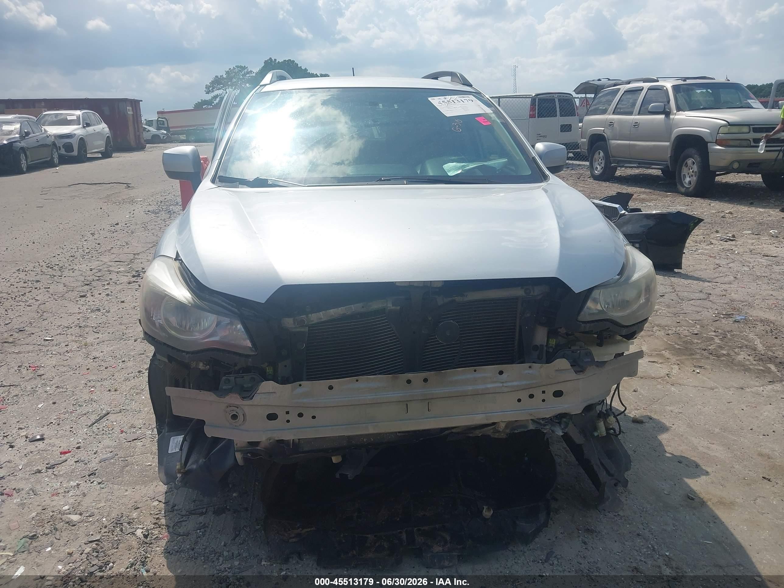 2013 Subaru Xv Crosstrek 2.0i Premium Silver vin: JF2GPAWC5D2888905