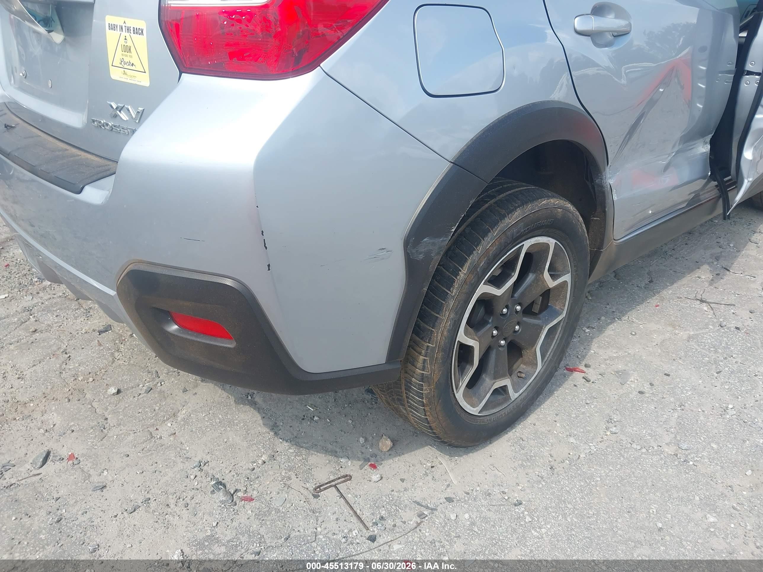2013 Subaru Xv Crosstrek 2.0i Premium Silver vin: JF2GPAWC5D2888905