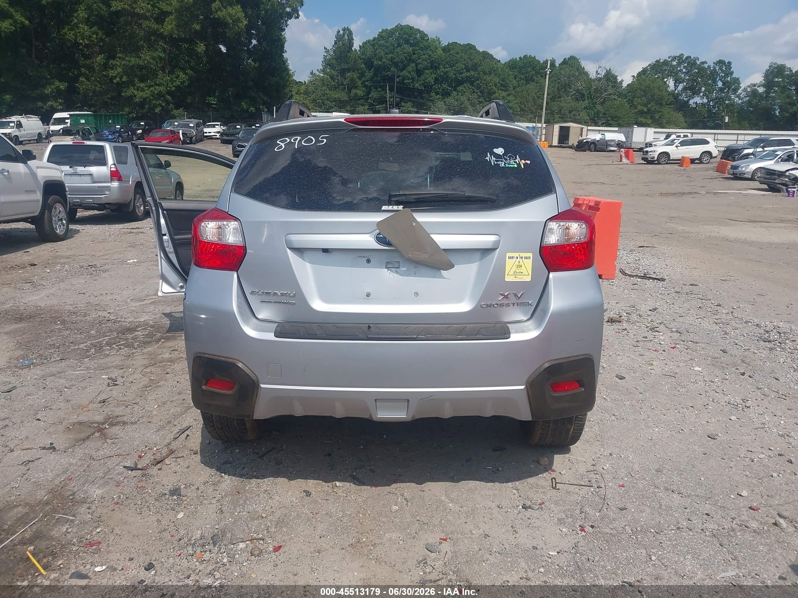 2013 Subaru Xv Crosstrek 2.0i Premium Silver vin: JF2GPAWC5D2888905