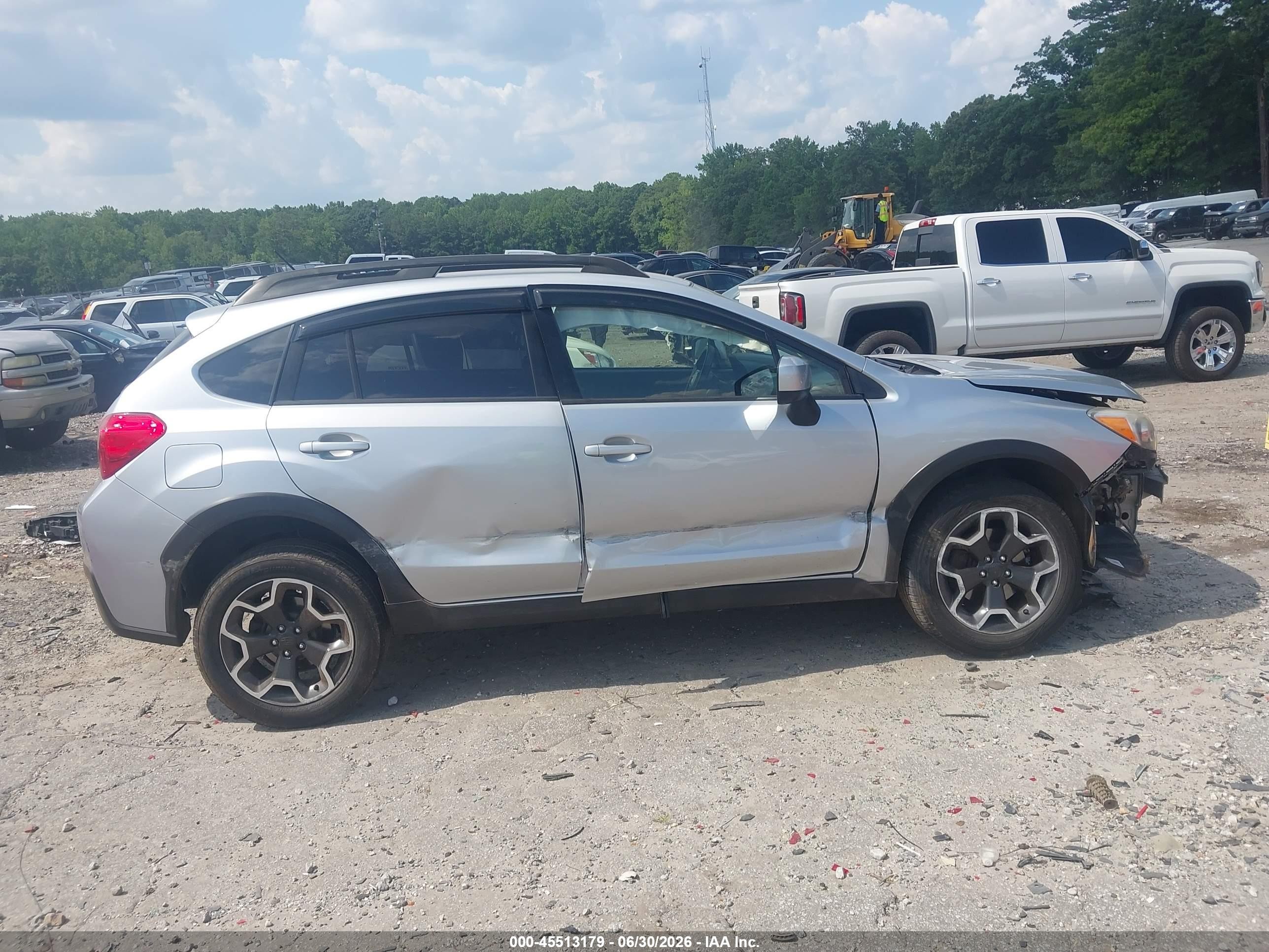 2013 Subaru Xv Crosstrek 2.0i Premium Silver vin: JF2GPAWC5D2888905