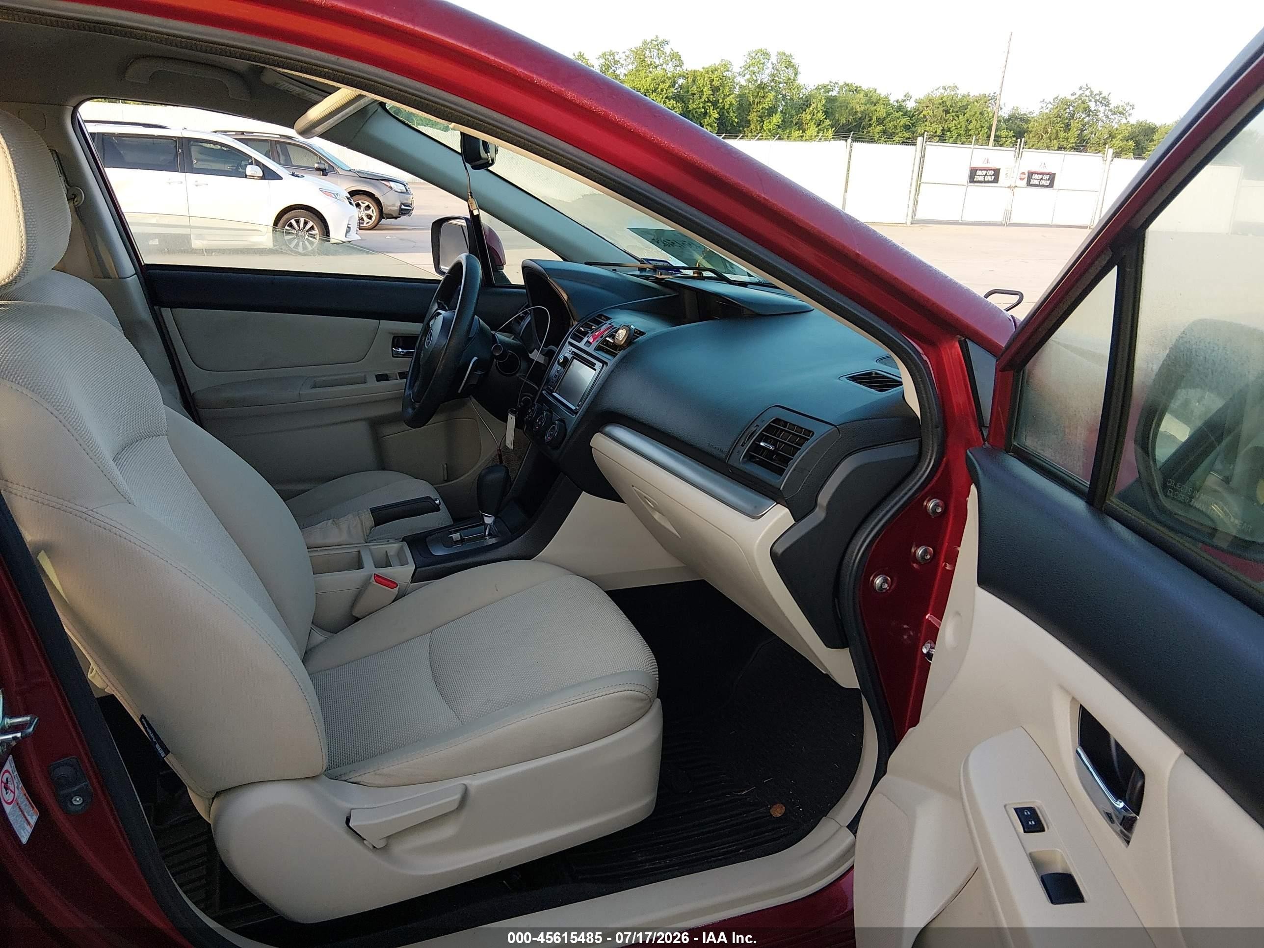 2013 Subaru Xv Crosstrek 2.0i Premium Red vin: JF2GPAWC5D2898284
