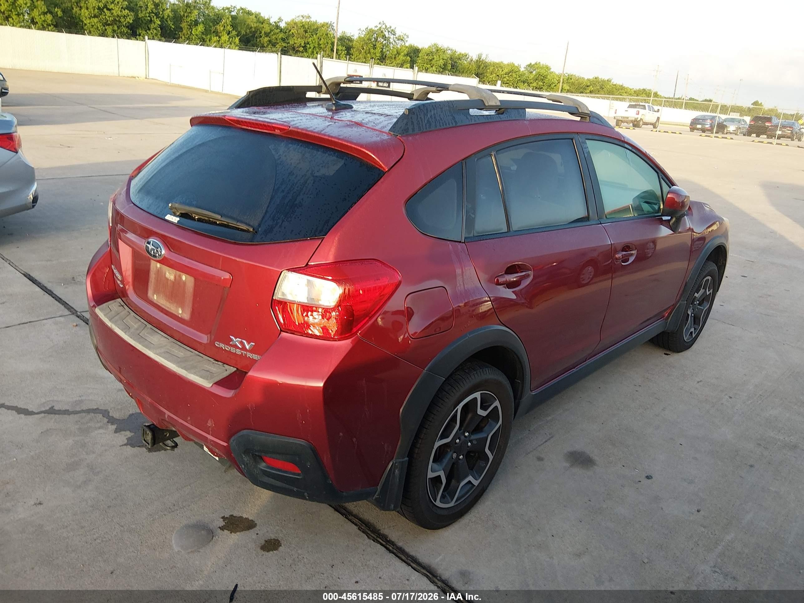2013 Subaru Xv Crosstrek 2.0i Premium Red vin: JF2GPAWC5D2898284