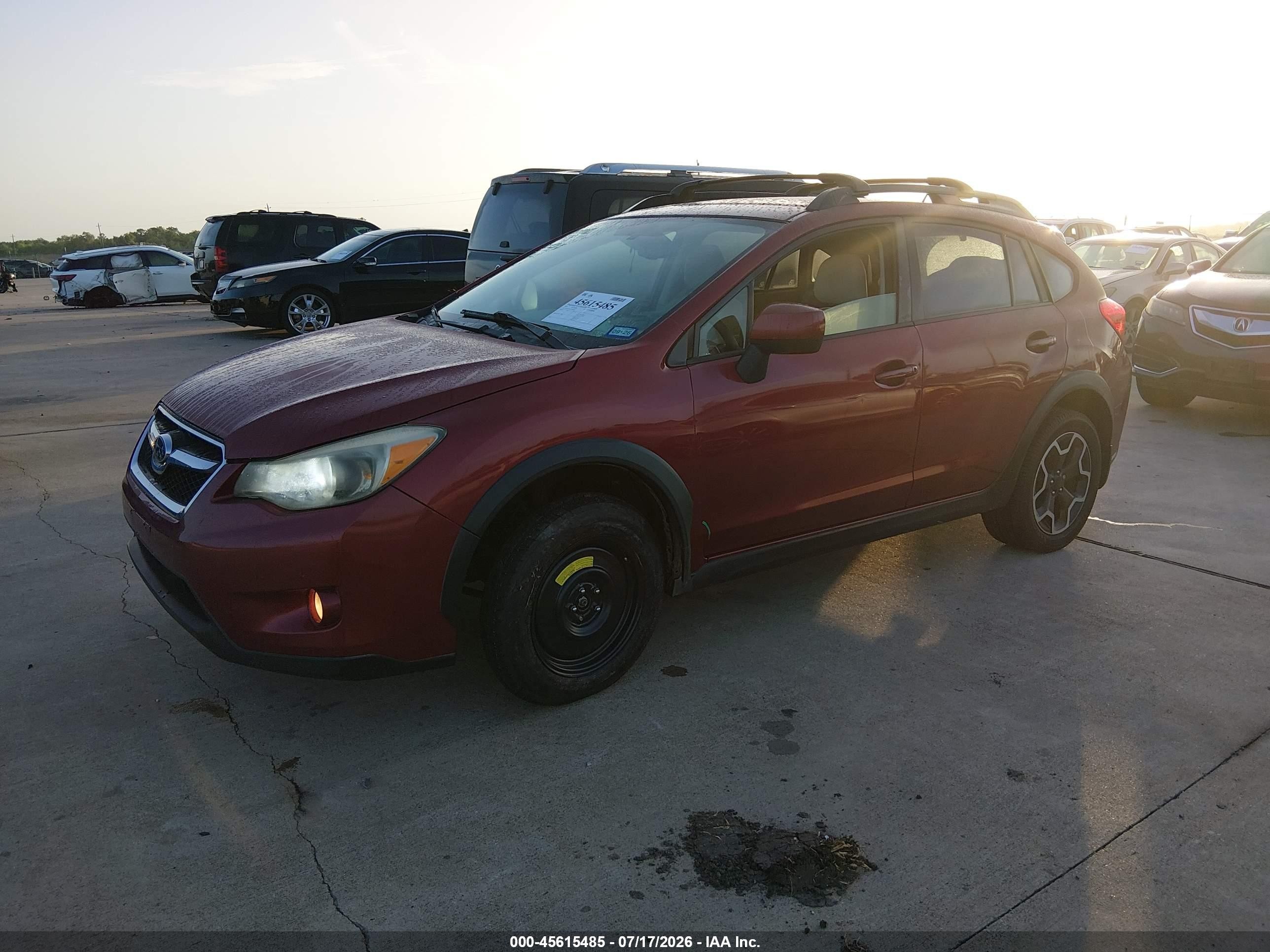 2013 Subaru Xv Crosstrek 2.0i Premium Red vin: JF2GPAWC5D2898284