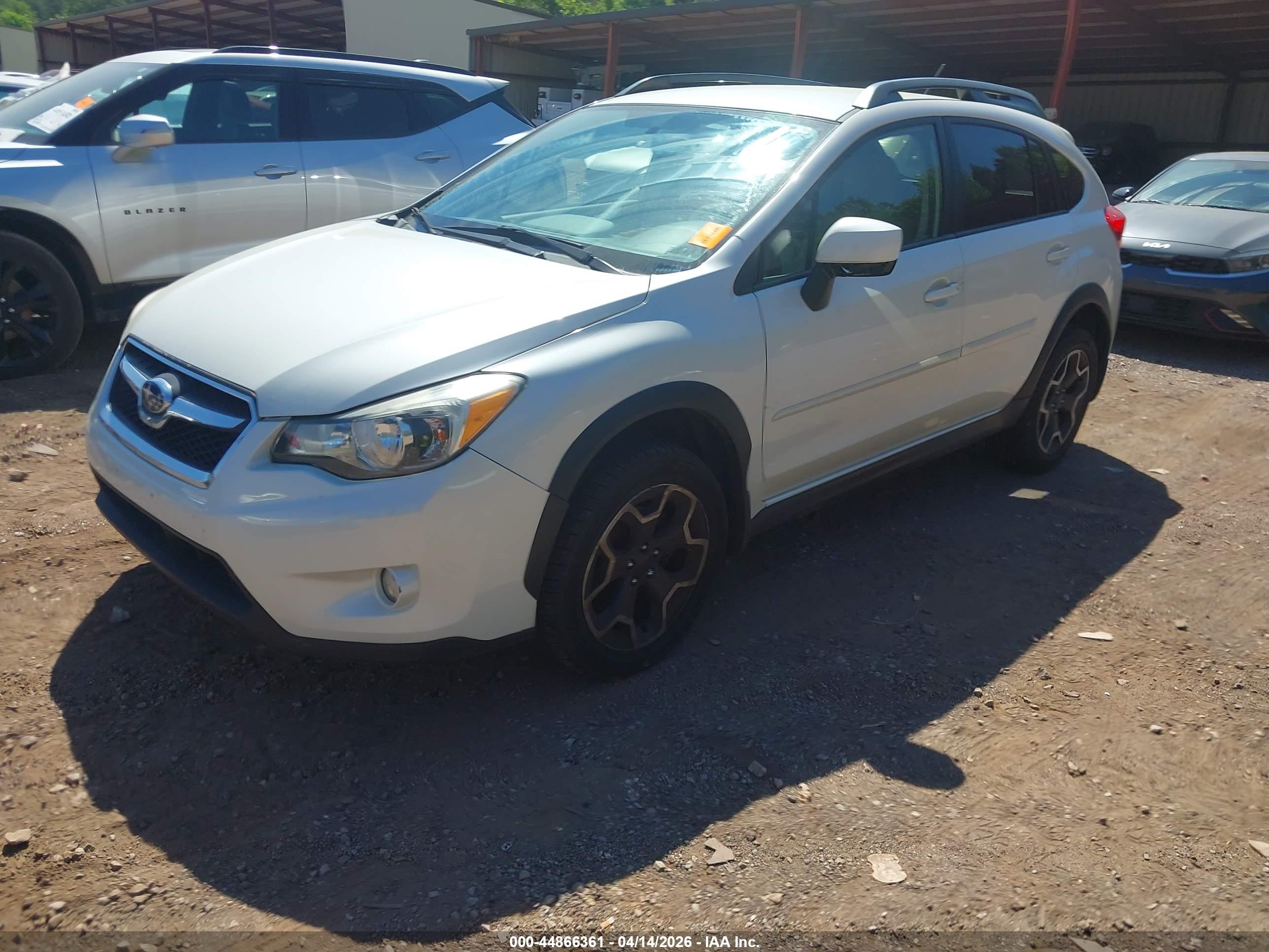 2014 Subaru Xv Crosstrek 2.0i Premium White vin: JF2GPAWC5E8277304