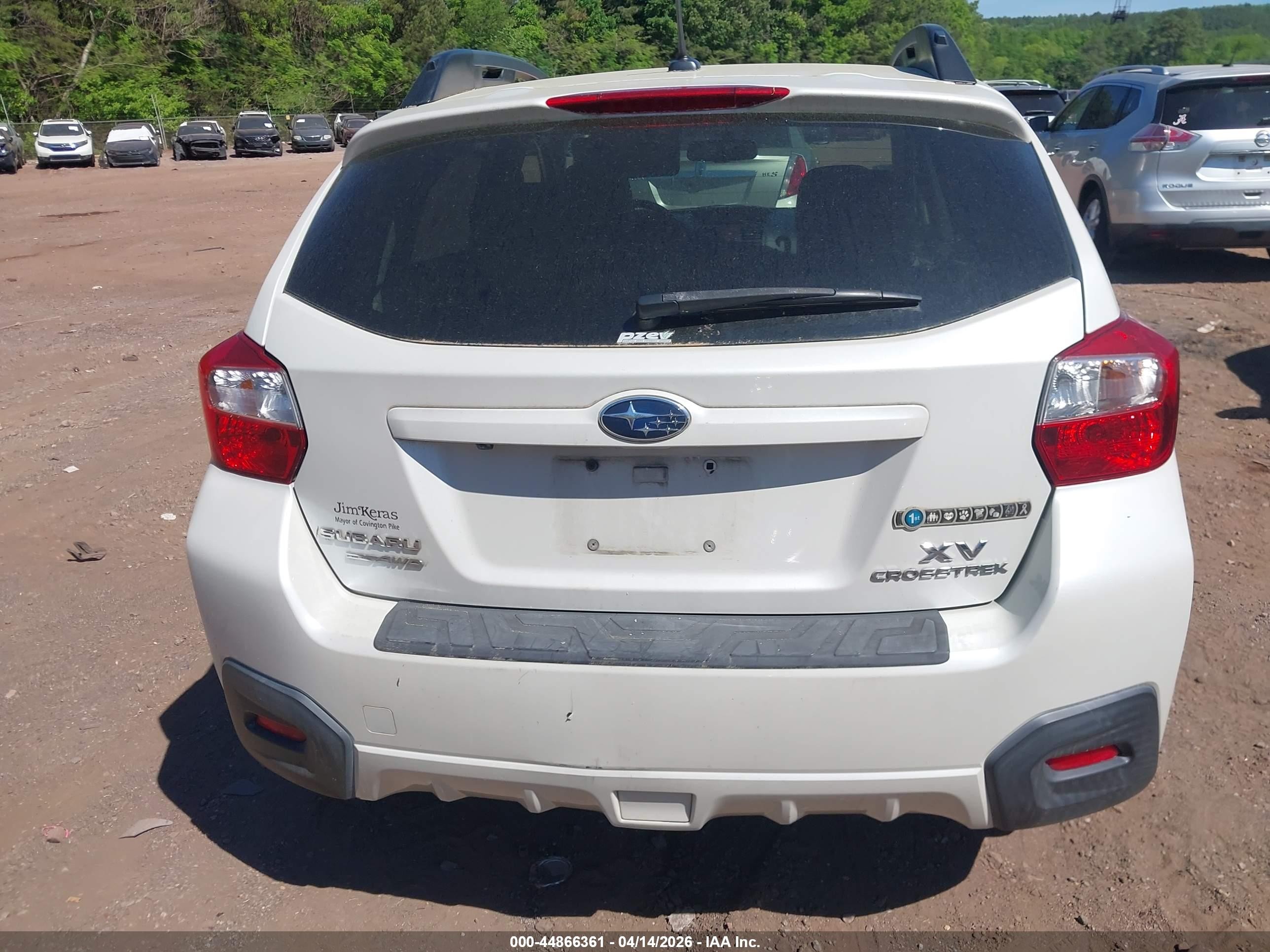 2014 Subaru Xv Crosstrek 2.0i Premium White vin: JF2GPAWC5E8277304