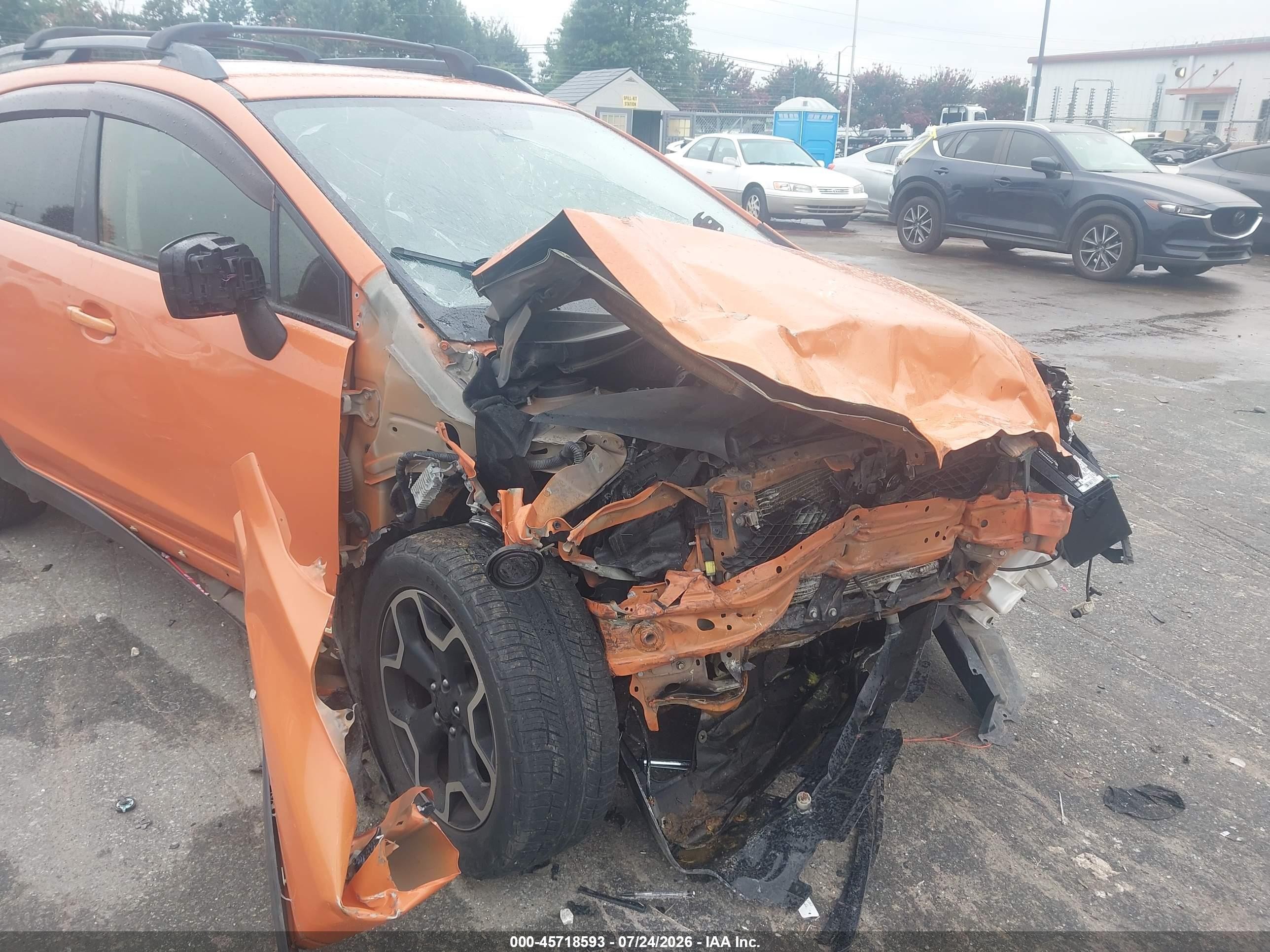 2014 Subaru Xv Crosstrek 2.0i Premium Orange vin: JF2GPAWC5EH327957