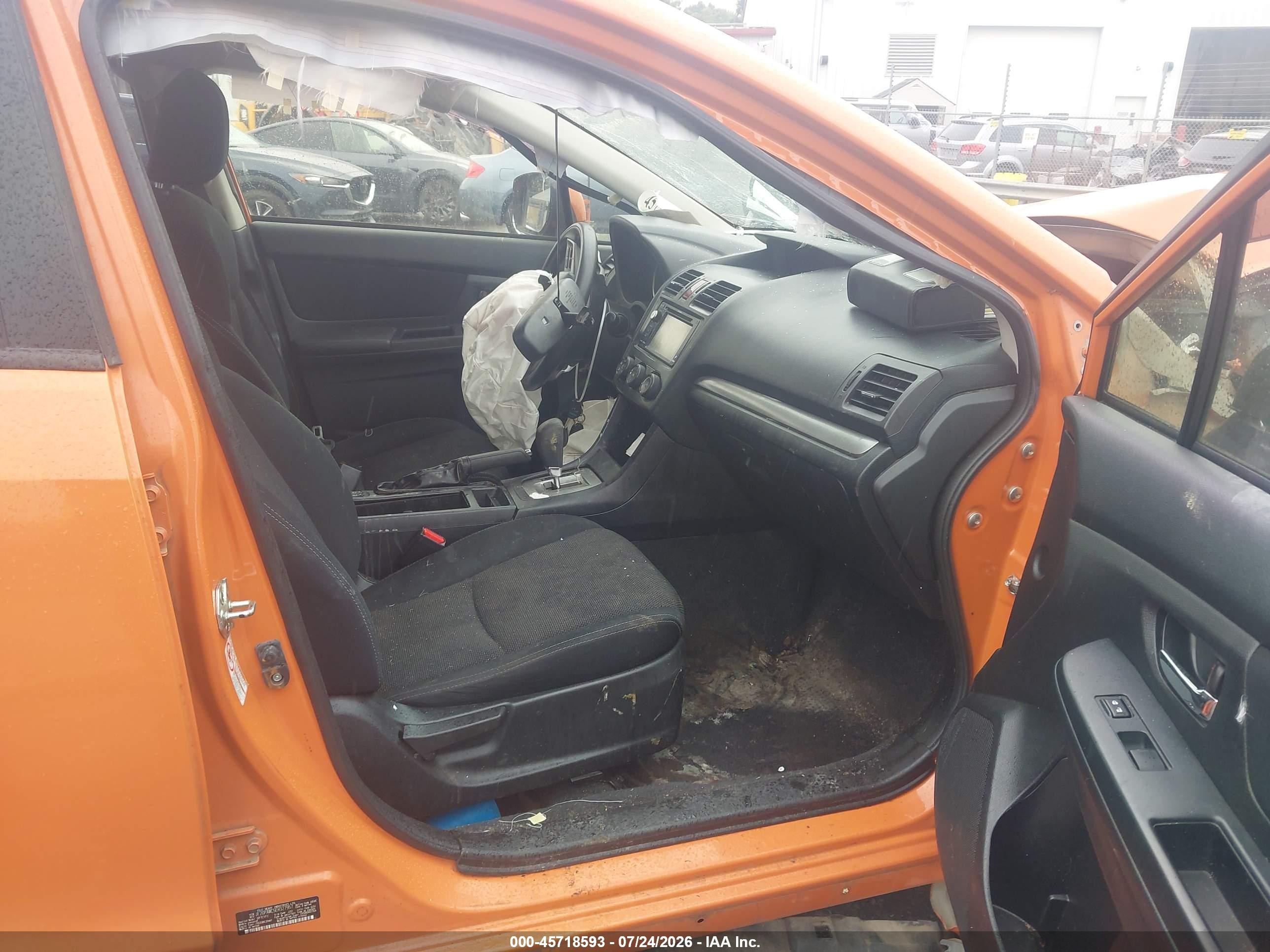 2014 Subaru Xv Crosstrek 2.0i Premium Orange vin: JF2GPAWC5EH327957