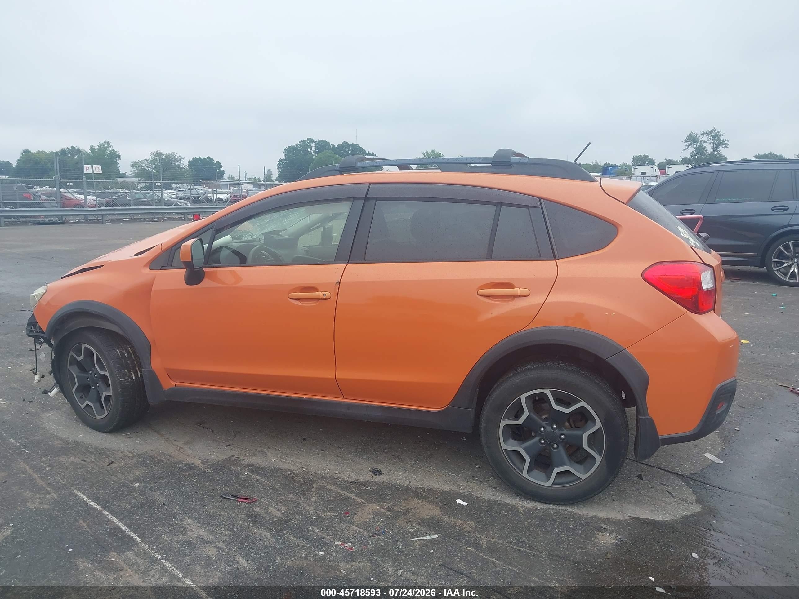 2014 Subaru Xv Crosstrek 2.0i Premium Orange vin: JF2GPAWC5EH327957
